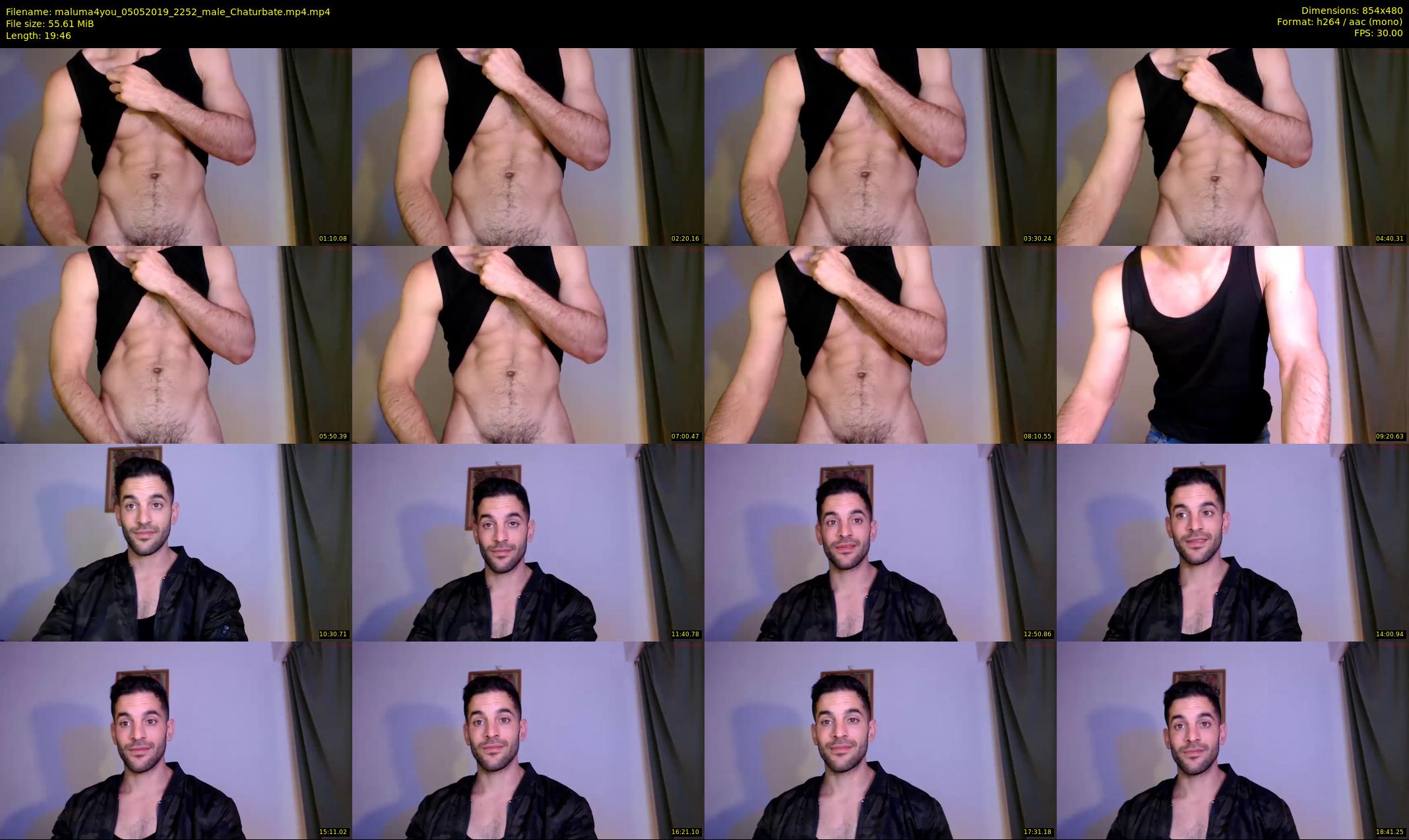maluma4you — 20 minute Chaturbate male cam show recording, 480p, May 5, 2019