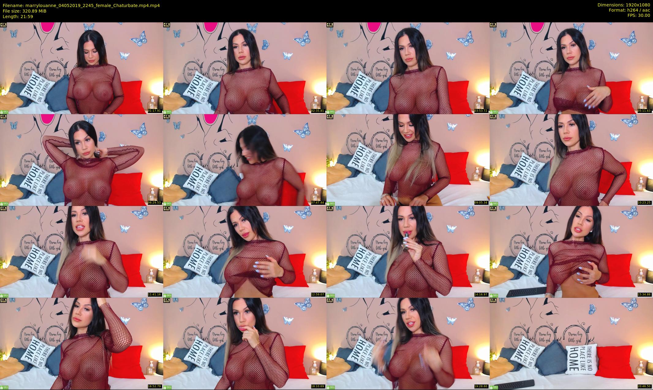 marrylouanne — 22 minute Chaturbate female cam show recording, 1080p, May 4, 2019