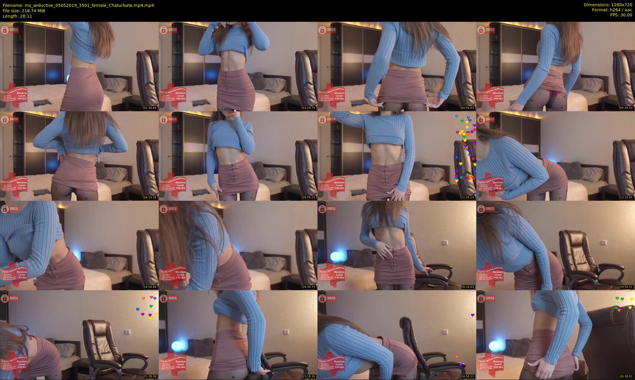 ms_seductive — 29 minute Chaturbate female cam show recording, 720p, May 5, 2019