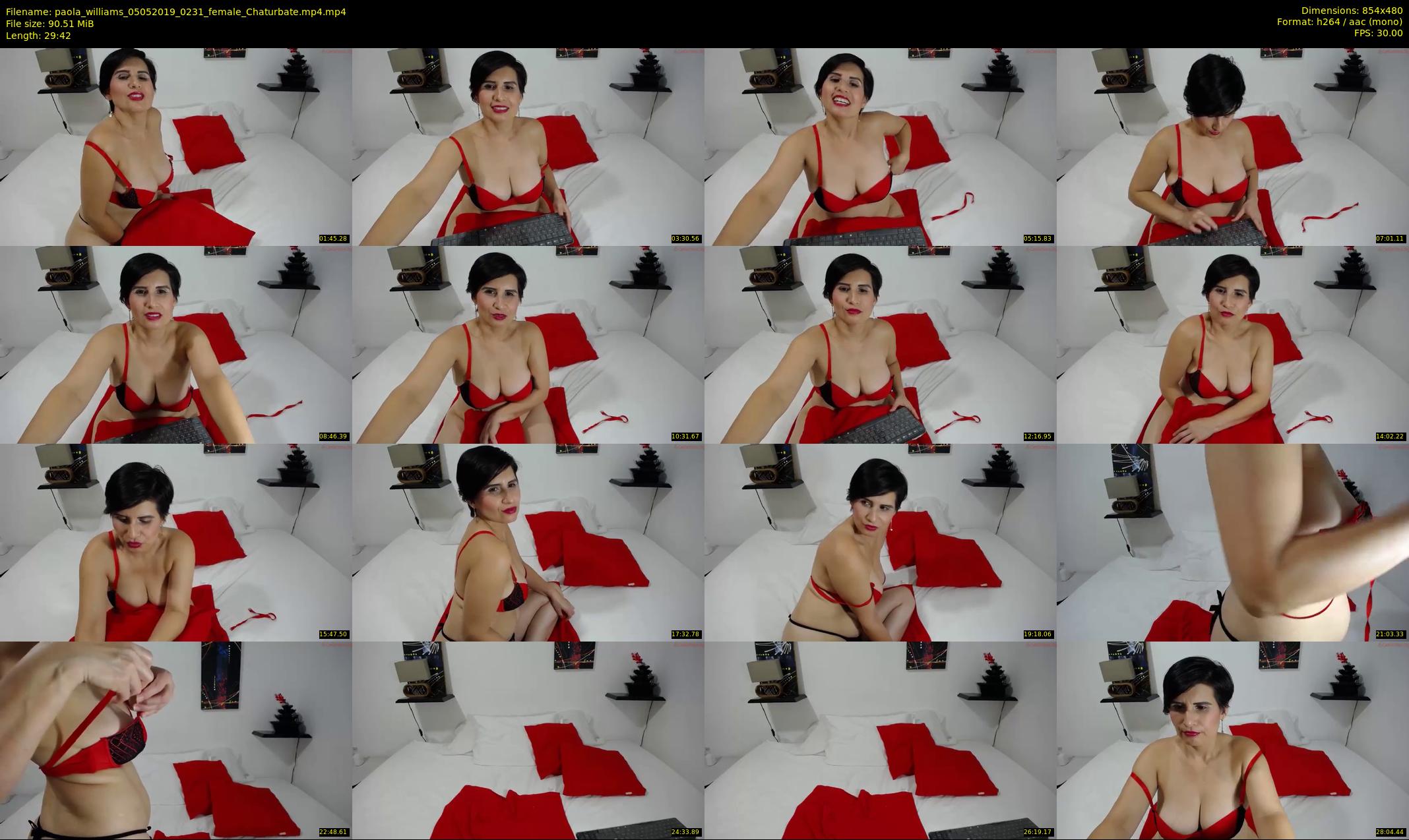 paola_williams — 30 minute Chaturbate female cam show recording, 480p, May 5, 2019