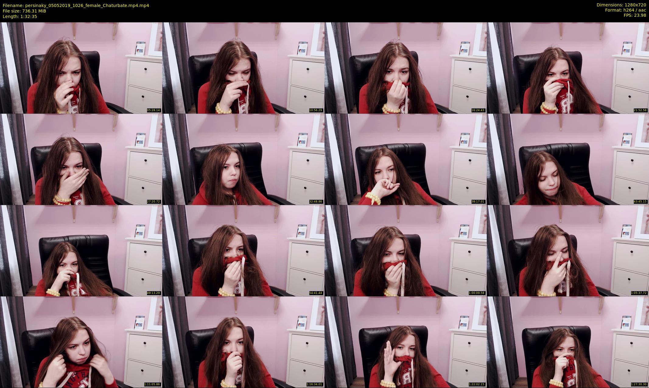 persinaky — 93 minute Chaturbate female cam show recording, 720p, May 5, 2019