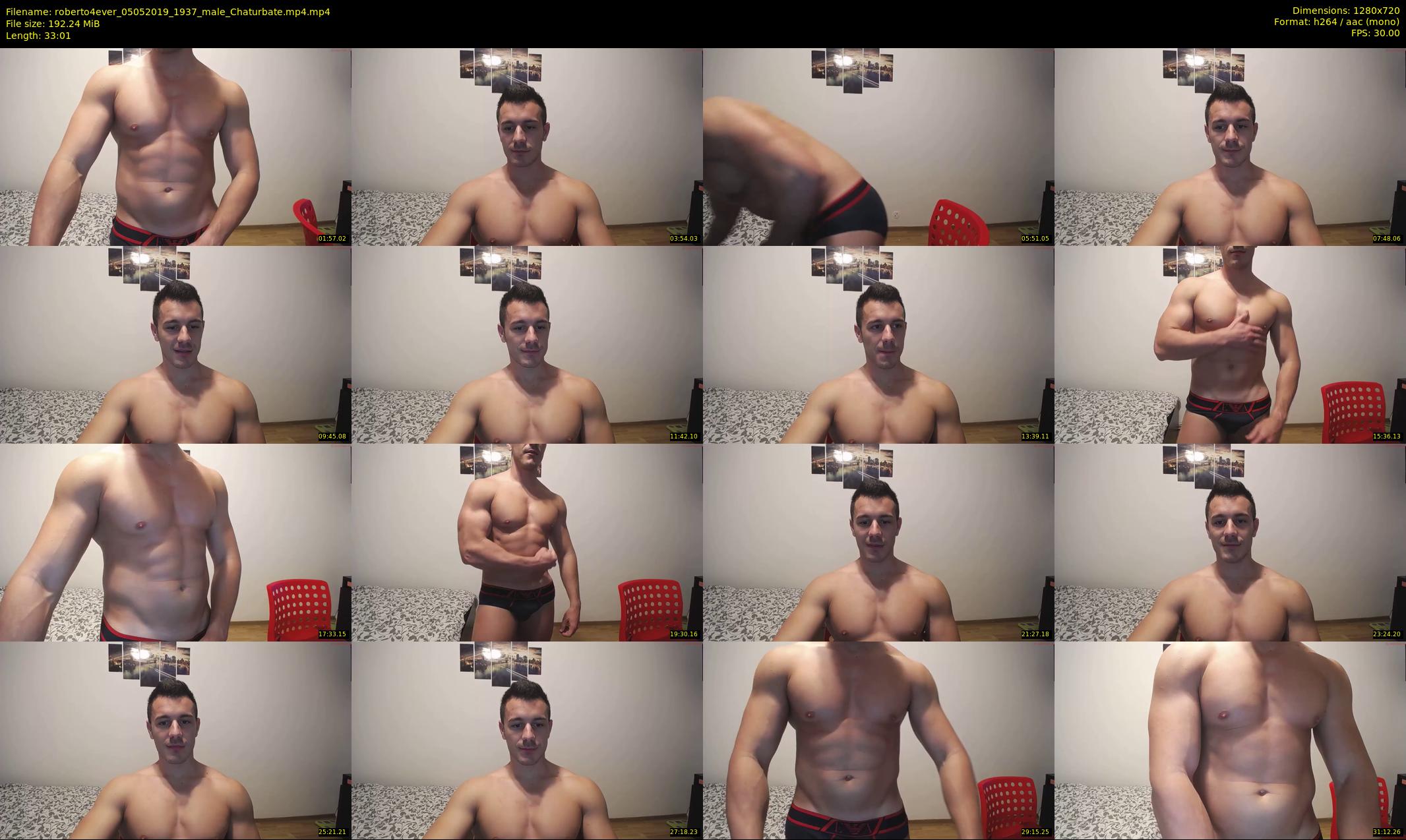 roberto4ever — 34 minute Chaturbate male cam show recording, 720p, May 5, 2019