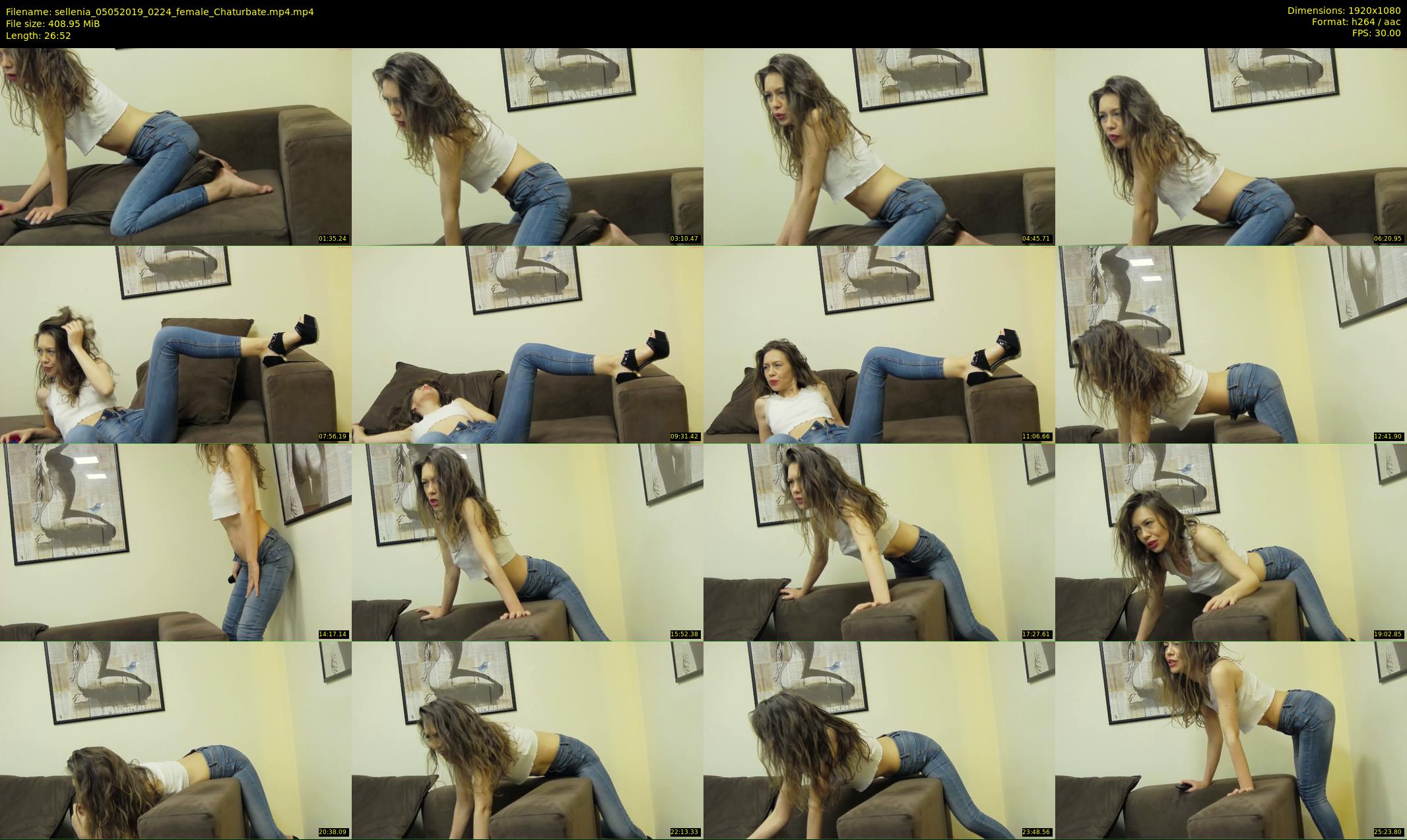 sellenia — 27 minute Chaturbate female cam show recording, 1080p, May 5, 2019