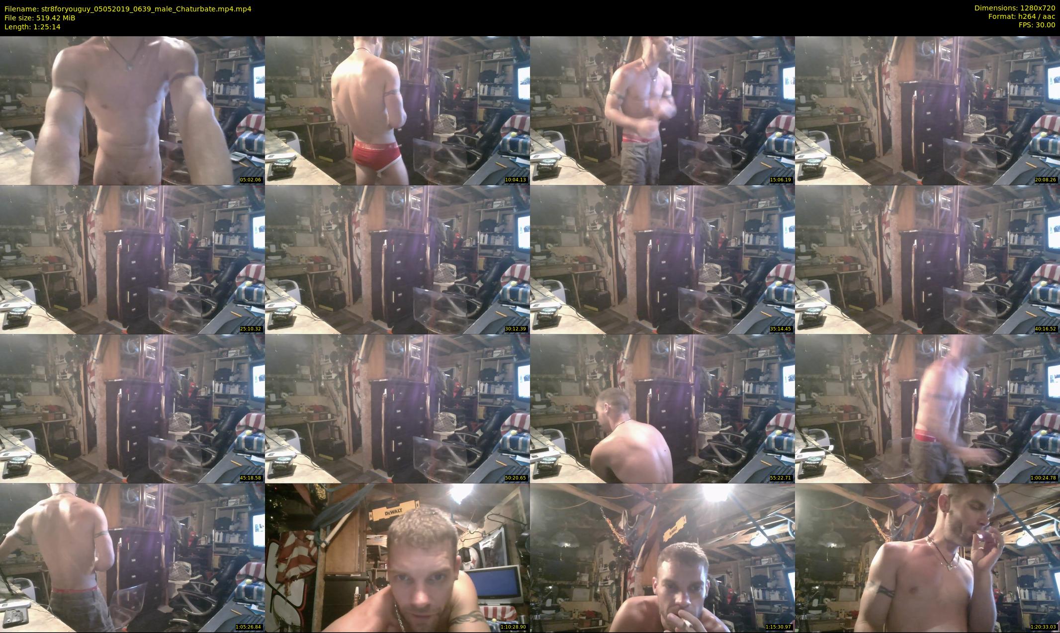 str8foryouguy — 86 minute Chaturbate male cam show recording, 720p, May 5, 2019