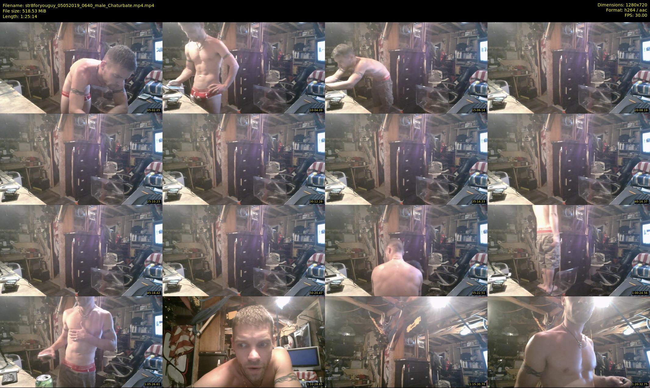 str8foryouguy — 86 minute Chaturbate male cam show recording, 720p, May 5, 2019