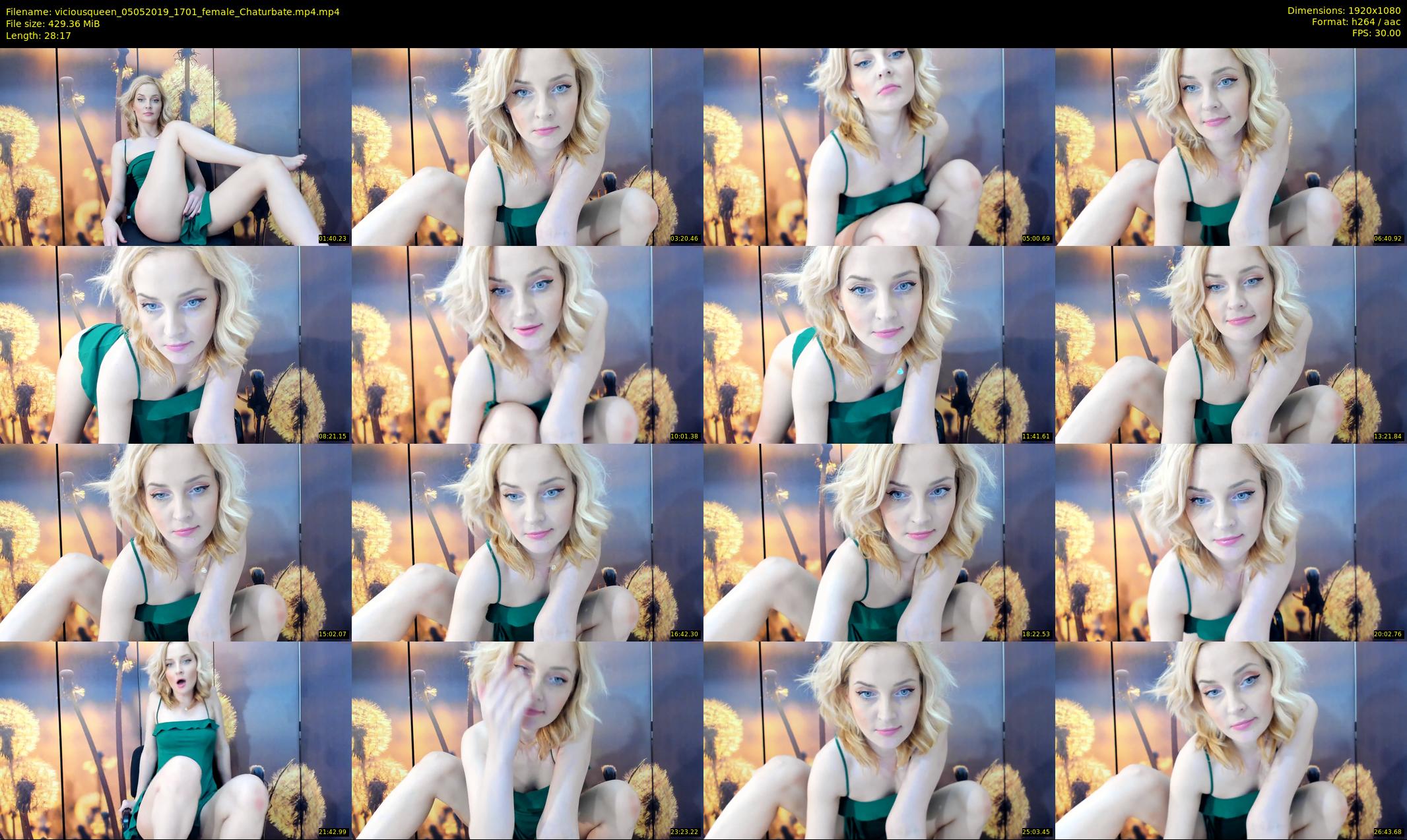 viciousqueen — 29 minute Chaturbate female cam show recording, 1080p, May 5, 2019