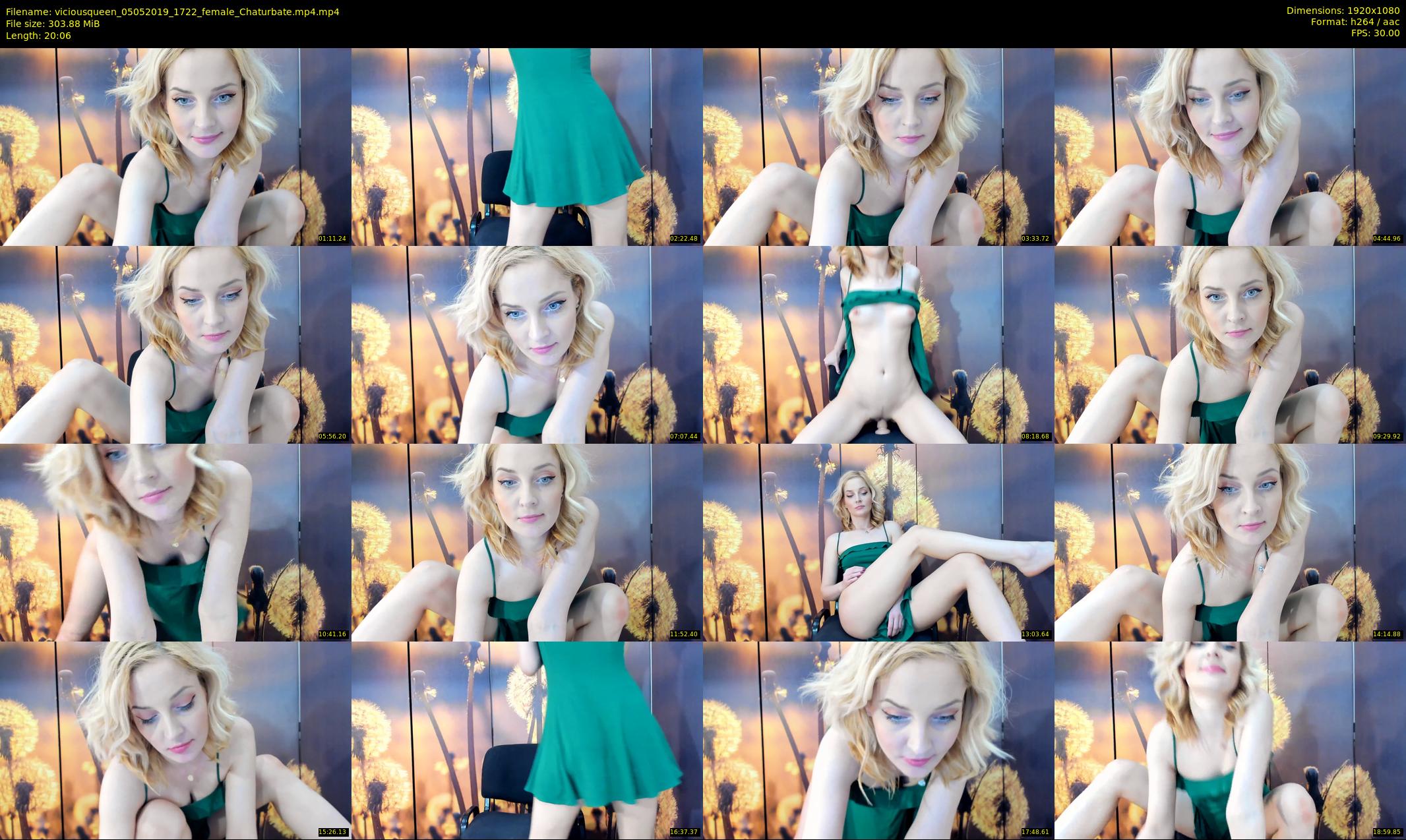 viciousqueen — 21 minute Chaturbate female cam show recording, 1080p, May 5, 2019
