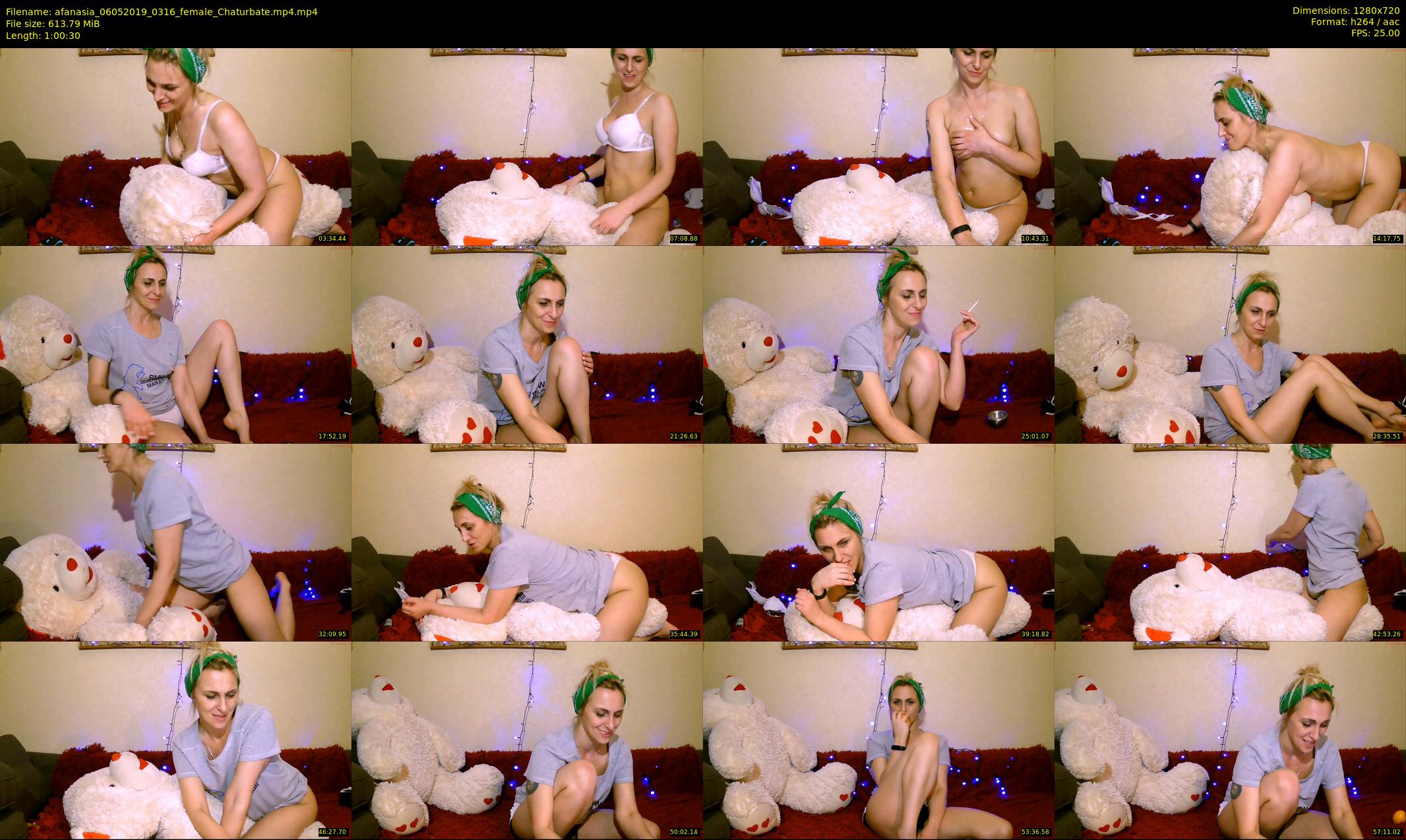 afanasia — 61 minute Chaturbate female cam show recording, 720p, May 6, 2019