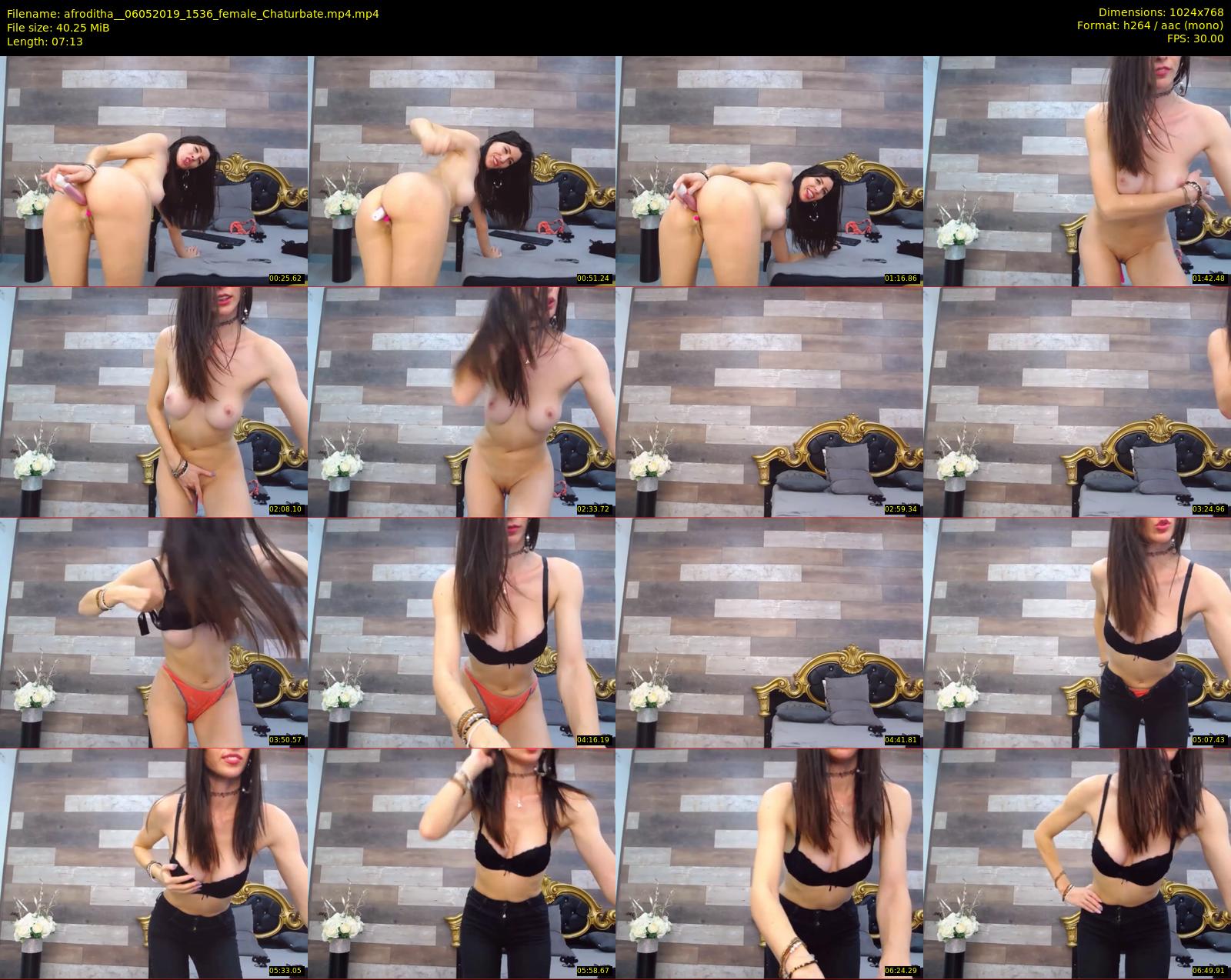 afroditha_ — 8 minute Chaturbate female cam show recording, 720p, May 6, 2019