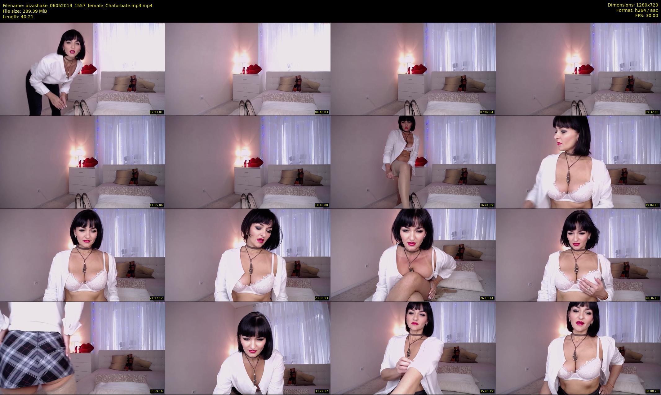 aizashake — 41 minute Chaturbate female cam show recording, 720p, May 6, 2019
