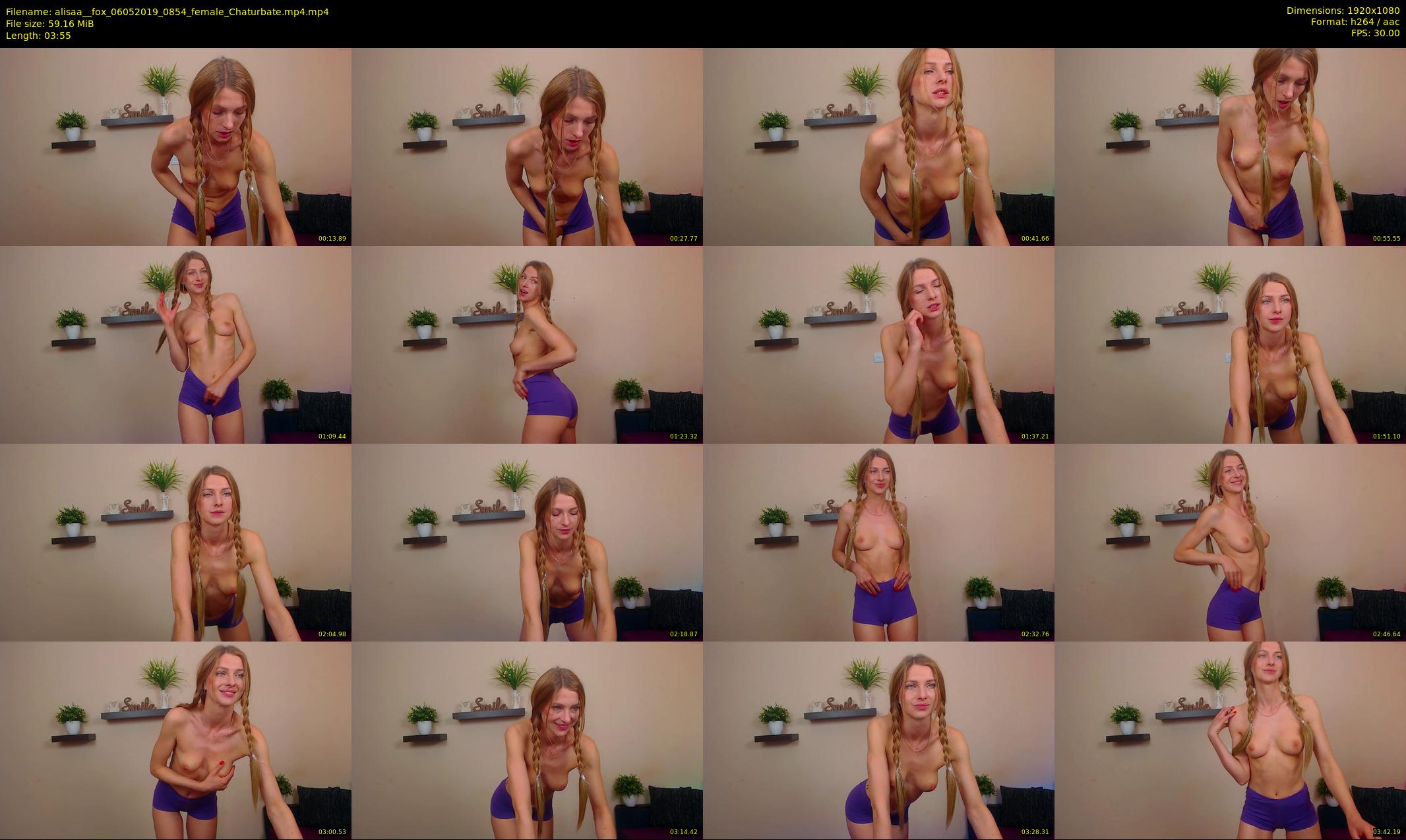alisaa__fox — 4 minute Chaturbate female cam show recording, 1080p, May 6, 2019