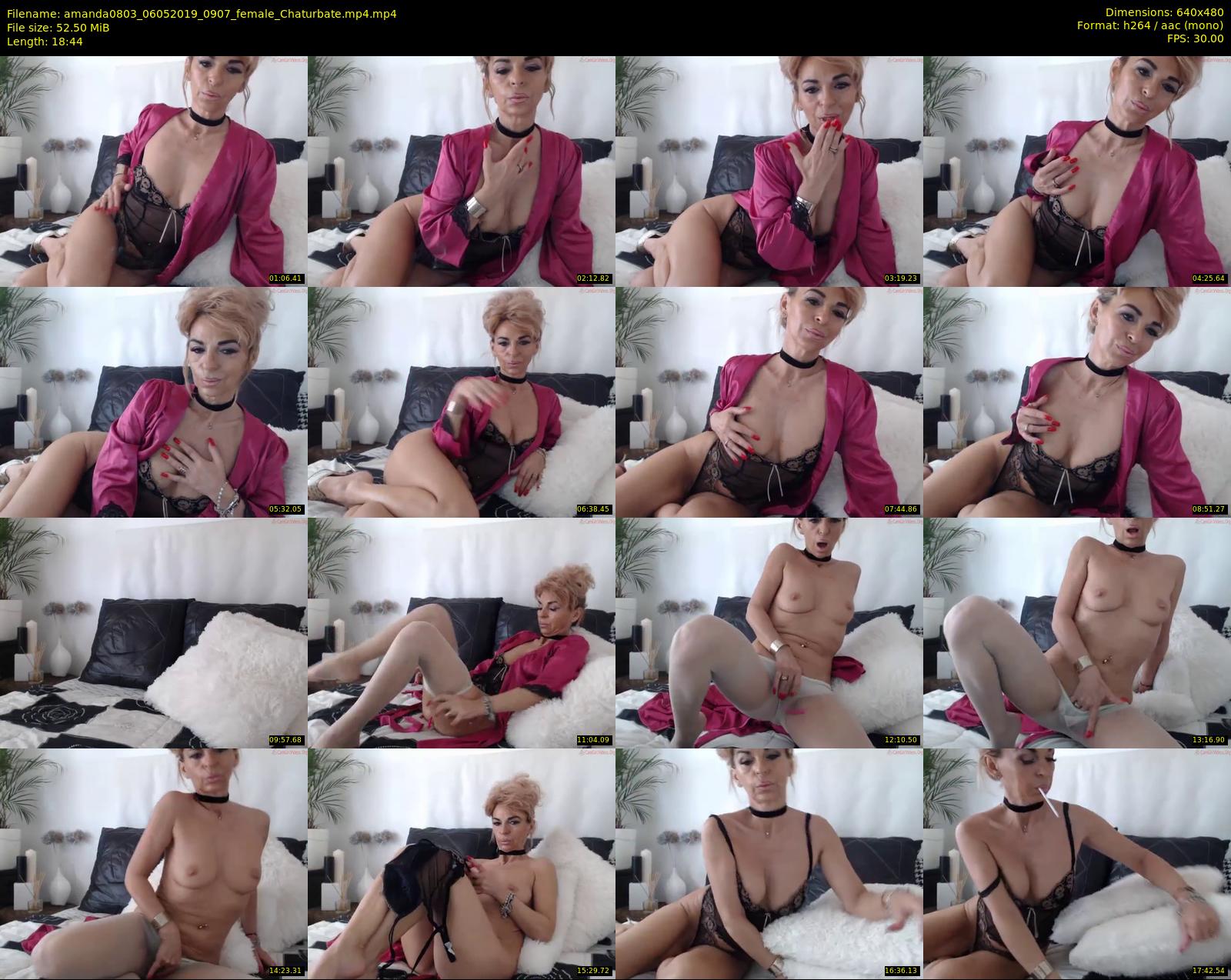amanda0803 — 19 minute Chaturbate female cam show recording, 480p, May 6, 2019