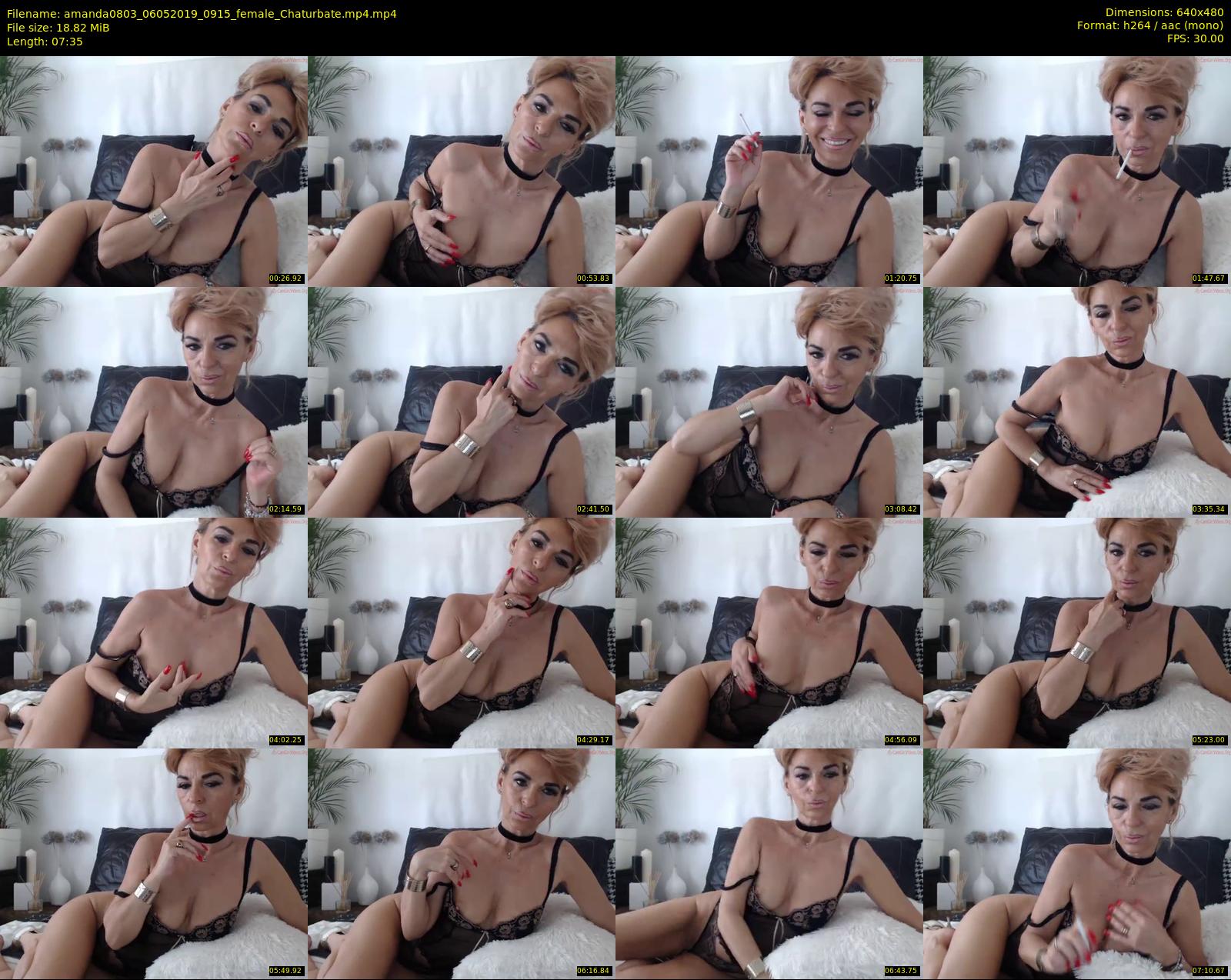 amanda0803 — 8 minute Chaturbate female cam show recording, 480p, May 6, 2019
