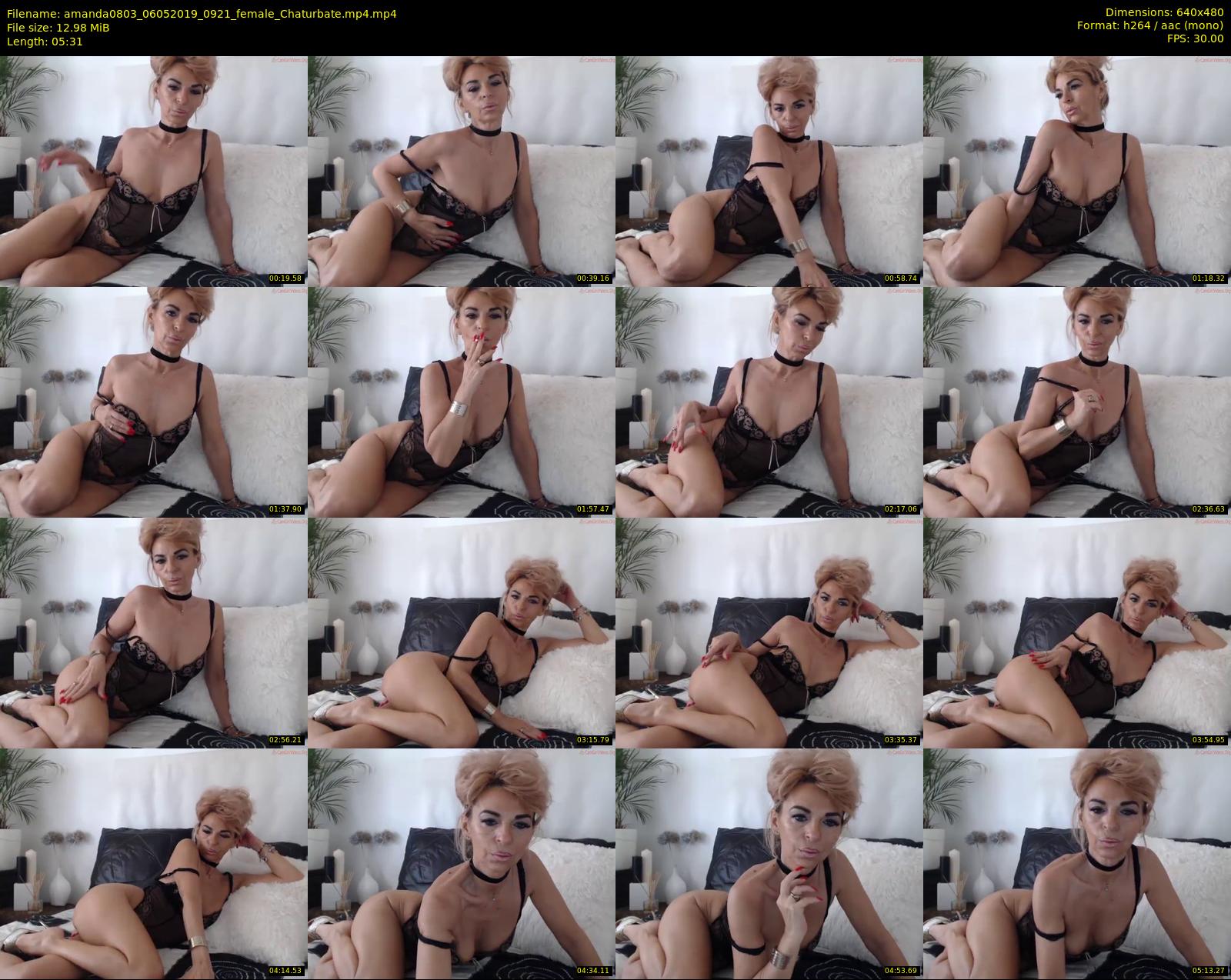 amanda0803 — 6 minute Chaturbate female cam show recording, 480p, May 6, 2019