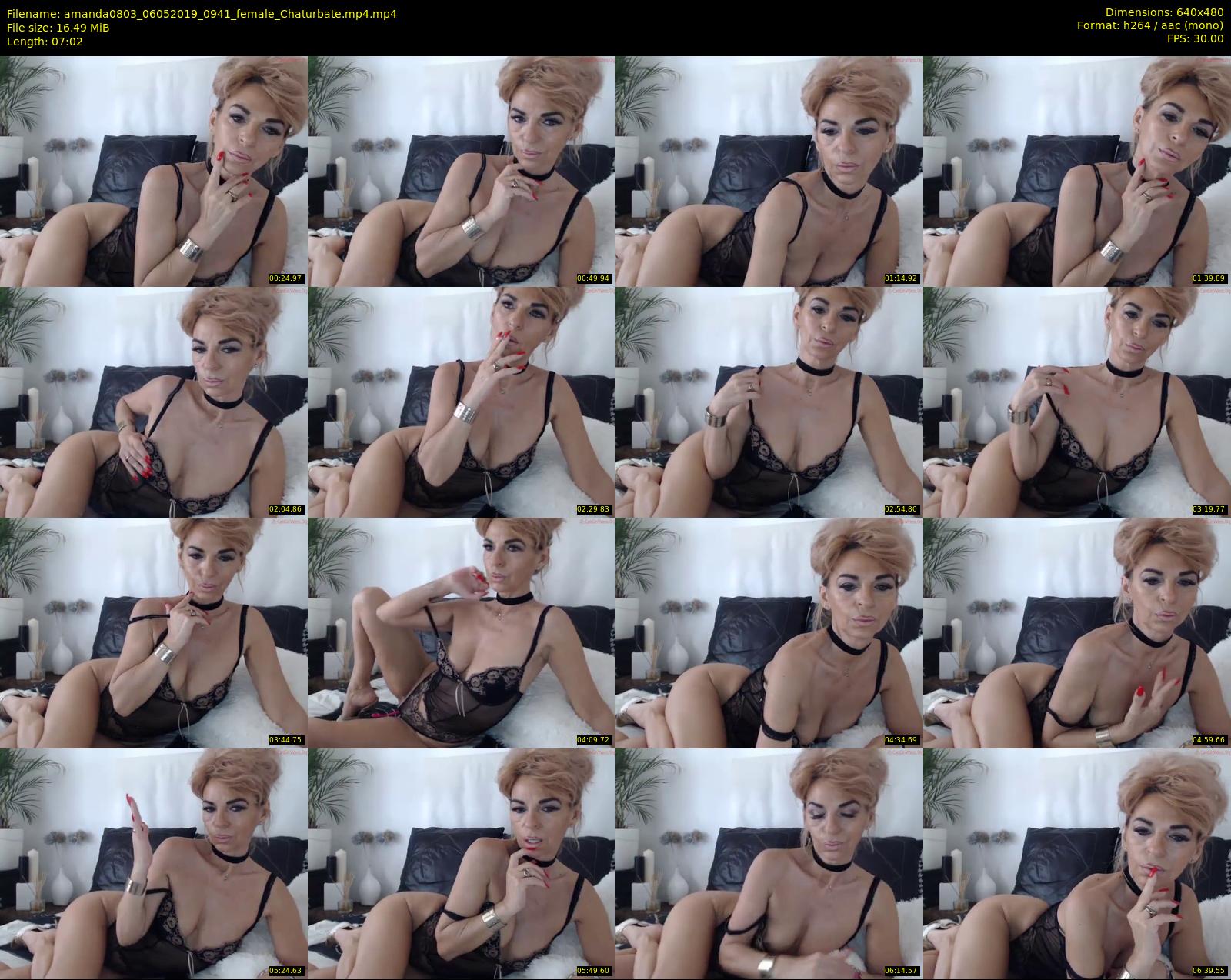 amanda0803 — 8 minute Chaturbate female cam show recording, 480p, May 6, 2019