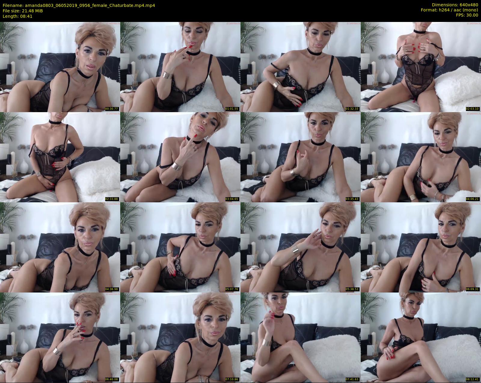 amanda0803 — 9 minute Chaturbate female cam show recording, 480p, May 6, 2019