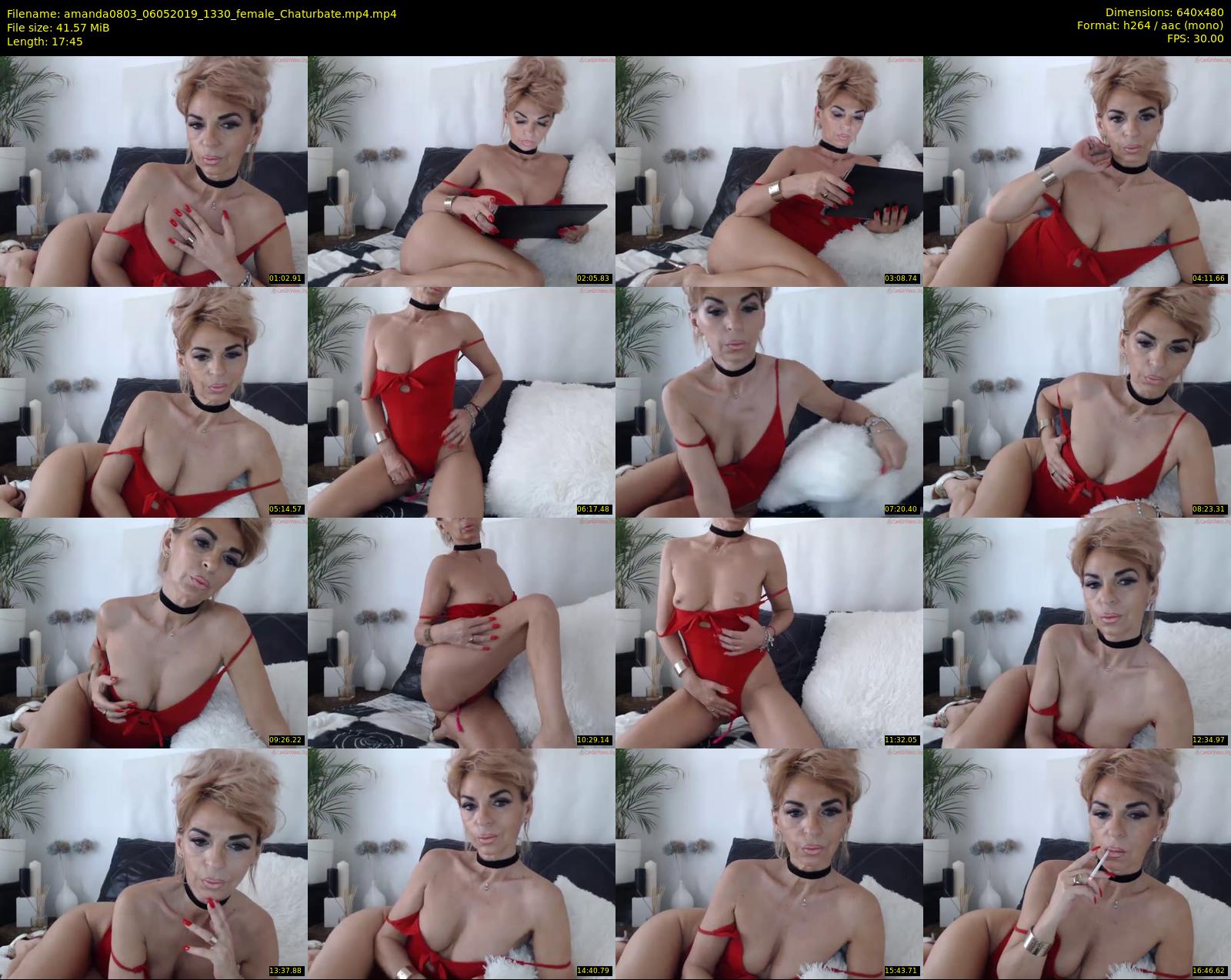 amanda0803 — 18 minute Chaturbate female cam show recording, 480p, May 6, 2019