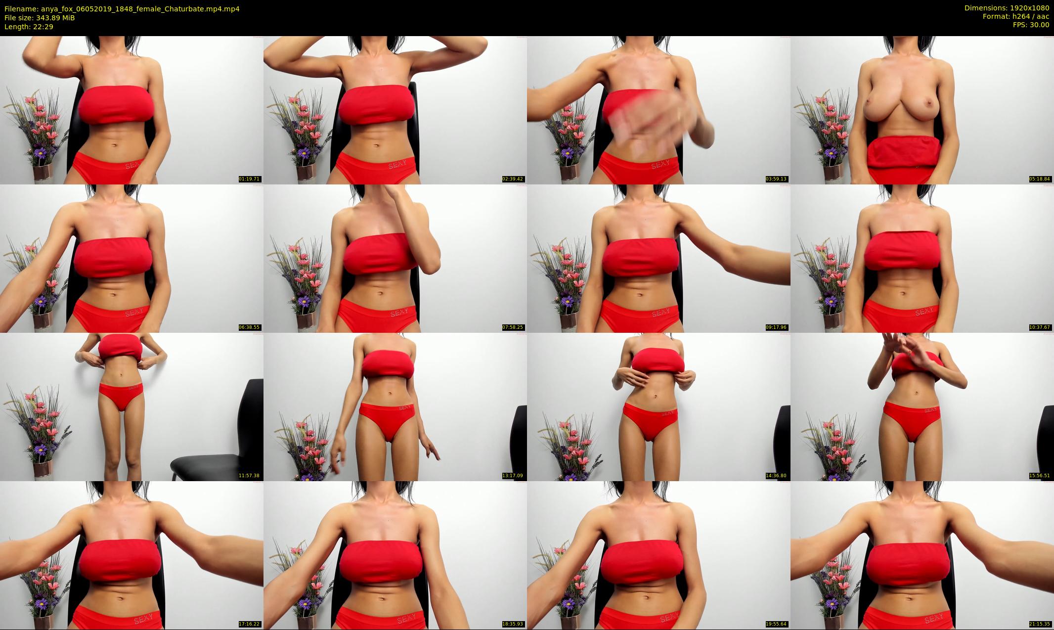anya_fox — 23 minute Chaturbate female cam show recording, 1080p, May 6, 2019