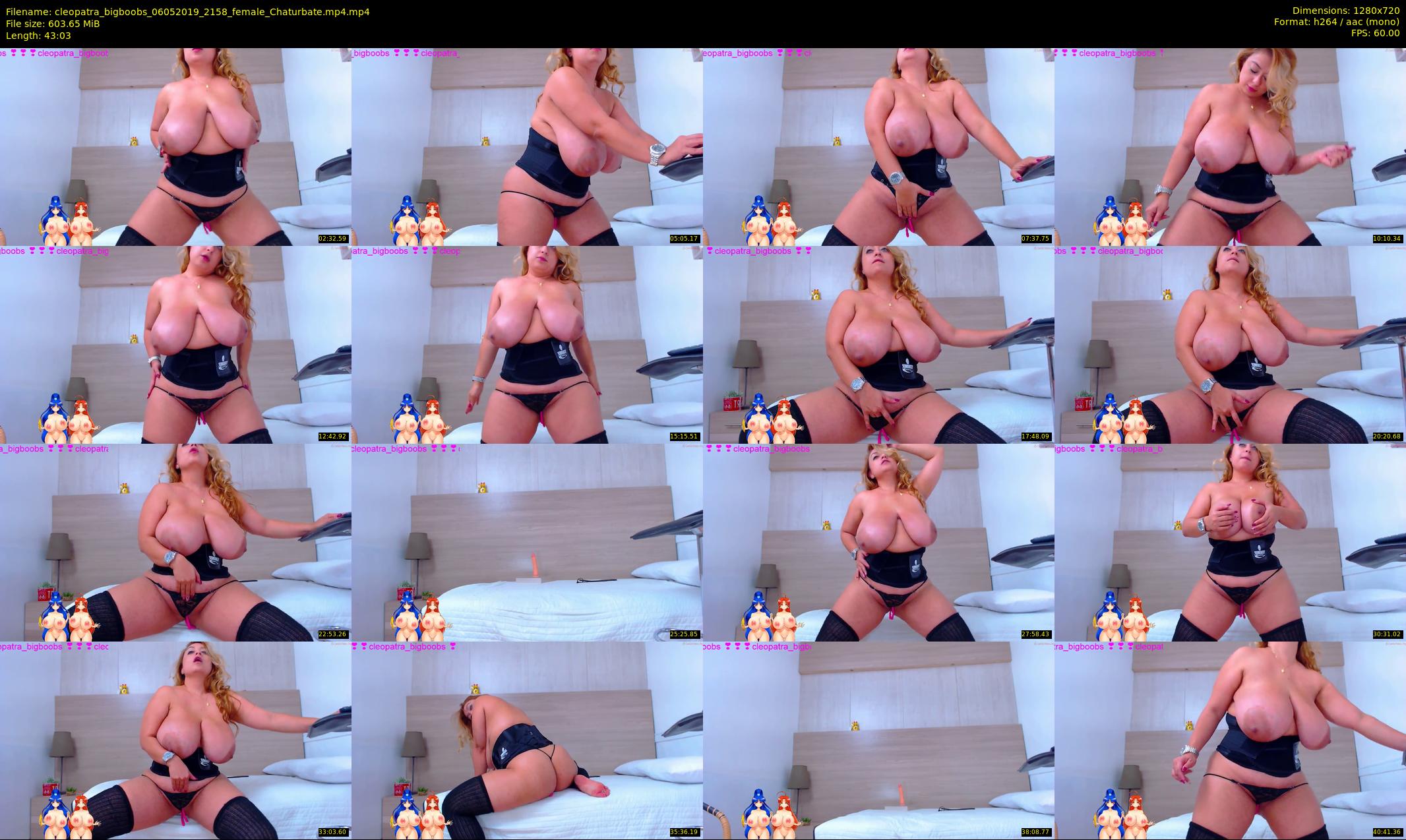 cleopatra_bigboobs — 44 minute Chaturbate female cam show recording, 720p, May 6, 2019