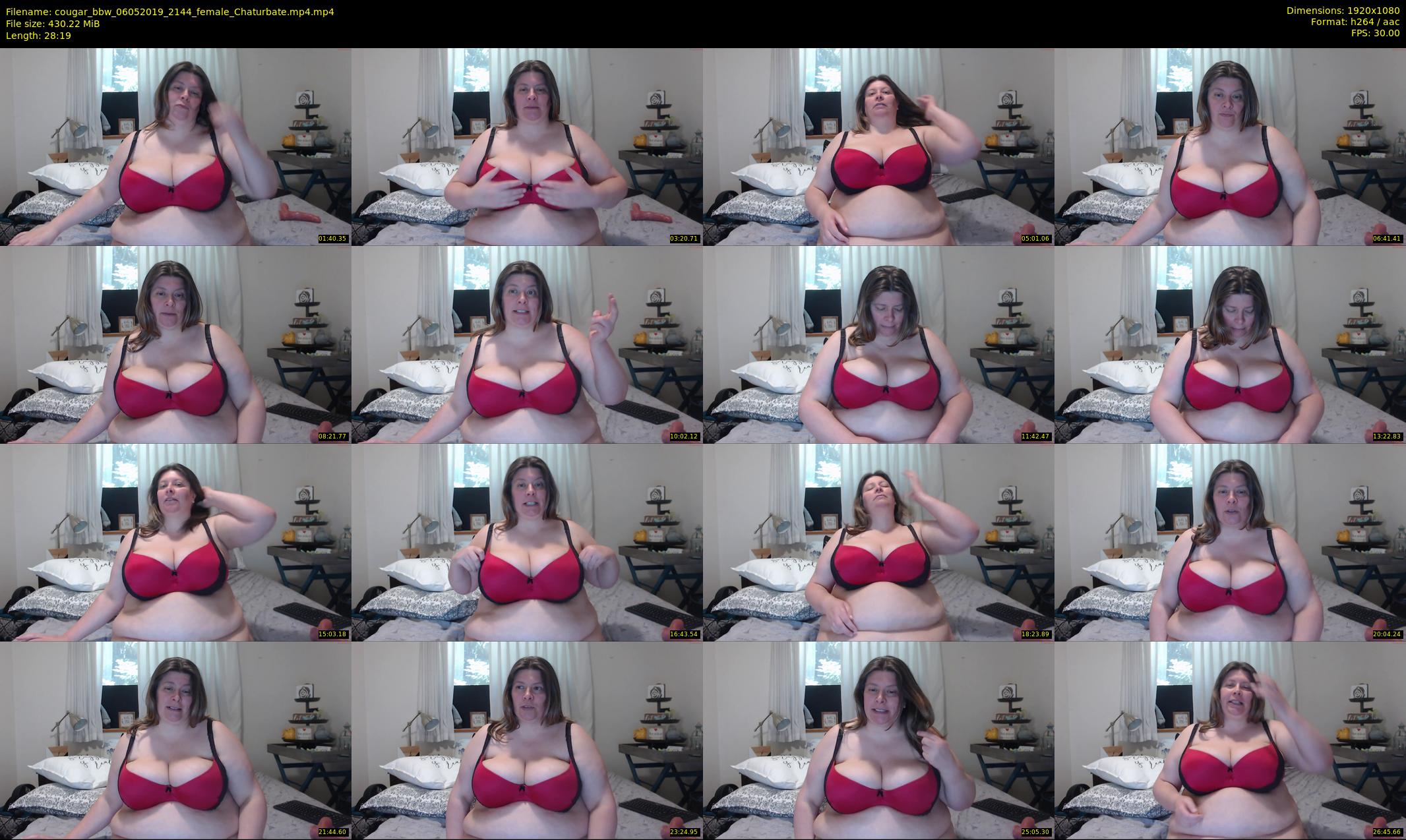 cougar_bbw — 29 minute Chaturbate female cam show recording, 1080p, May 6, 2019