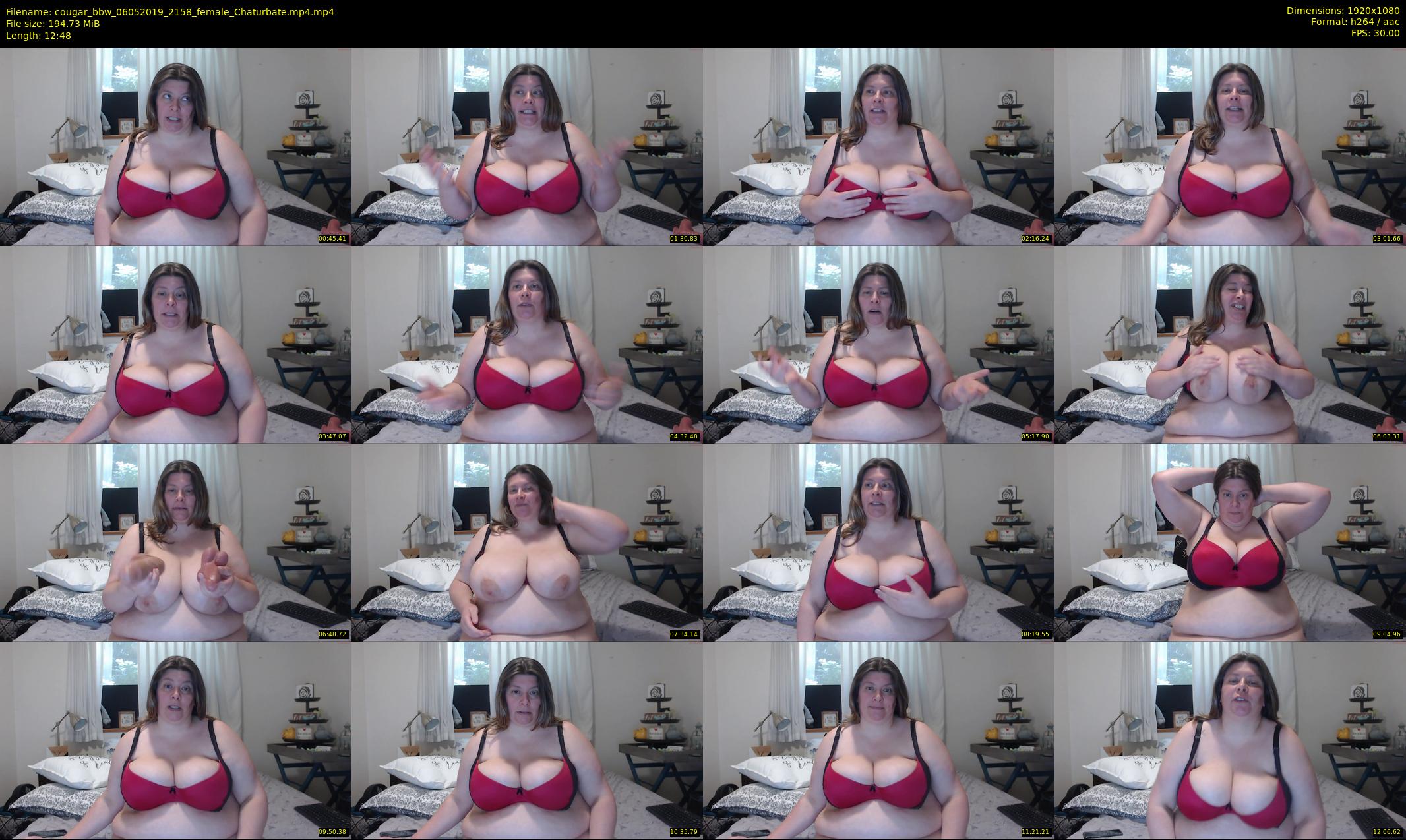 cougar_bbw — 13 minute Chaturbate female cam show recording, 1080p, May 6, 2019