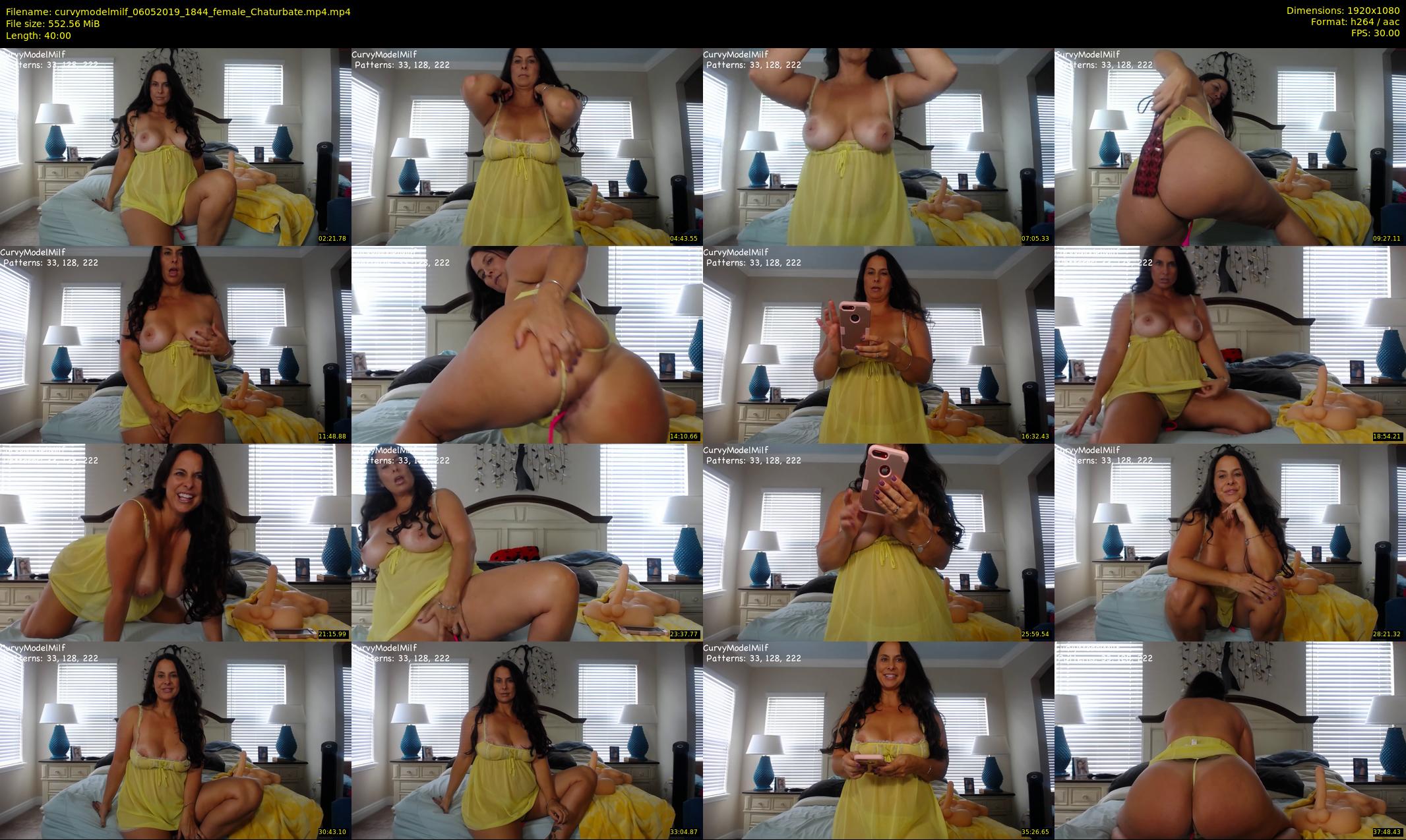 curvymodelmilf — 40 minute Chaturbate female cam show recording, 1080p, May 6, 2019