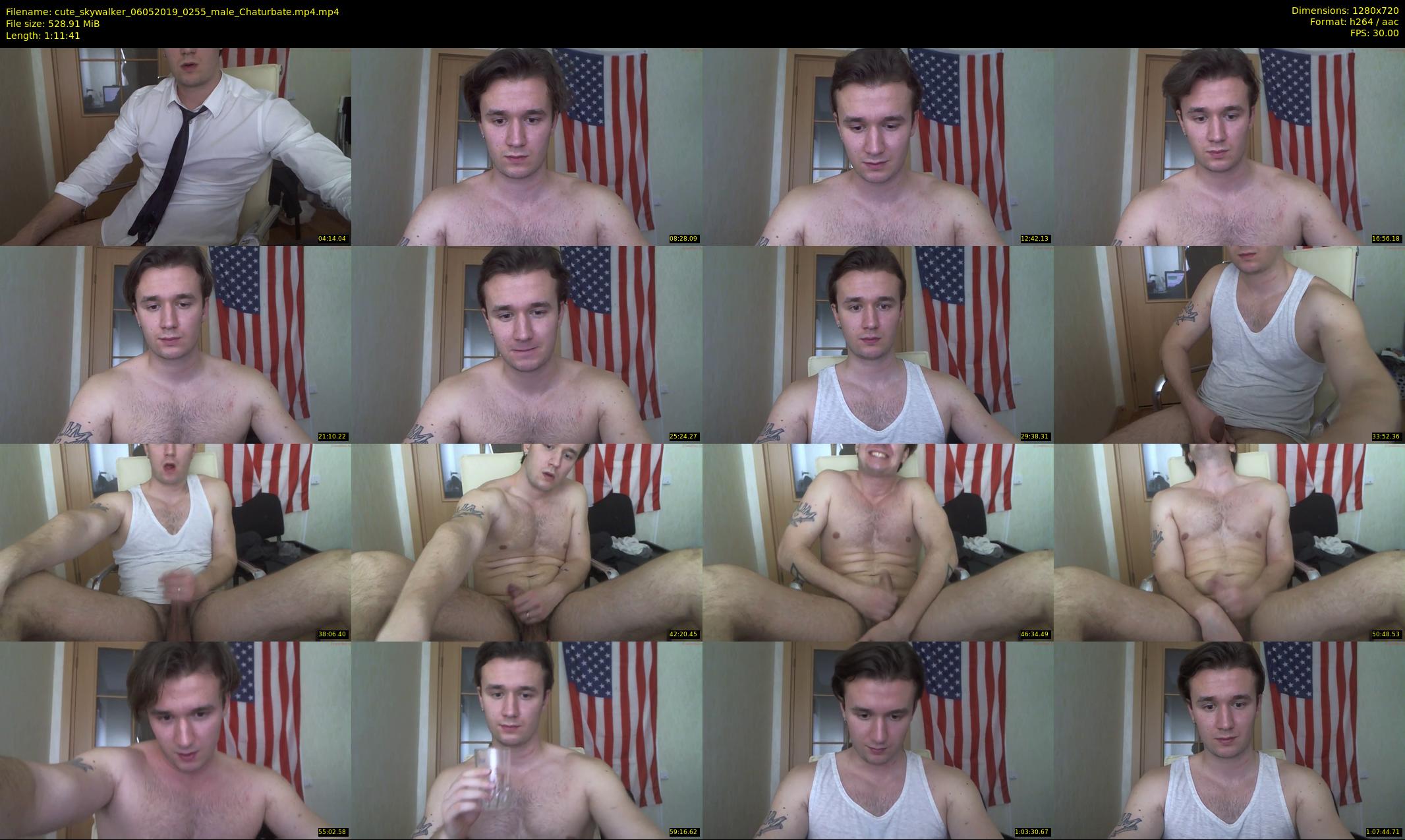 cute_skywalker — 72 minute Chaturbate male cam show recording, 720p, May 6, 2019