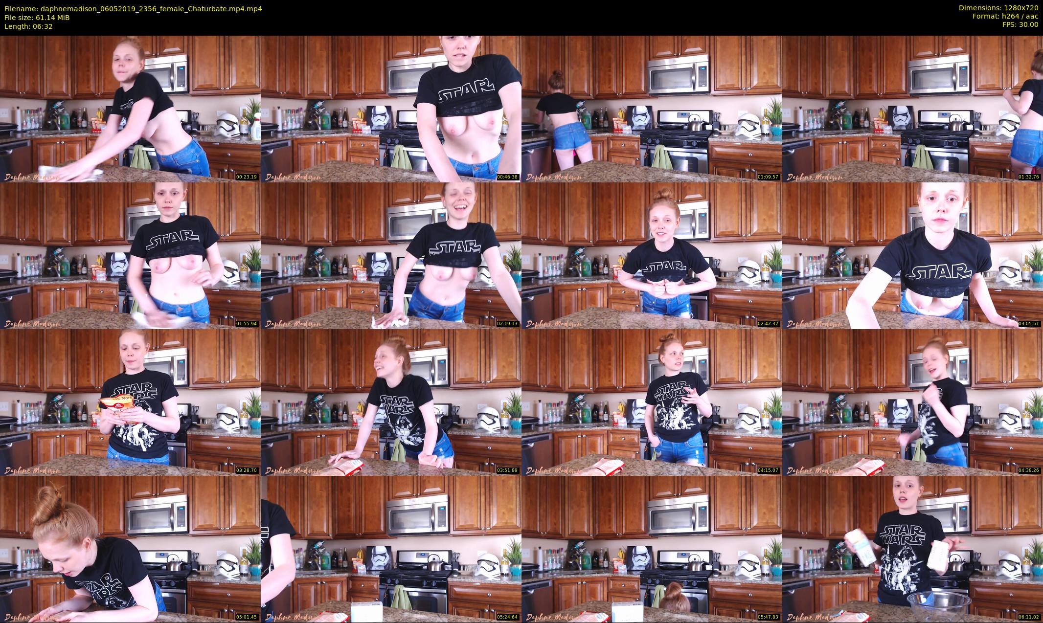 daphnemadison — 7 minute Chaturbate couple cam show recording, 720p, May 6, 2019