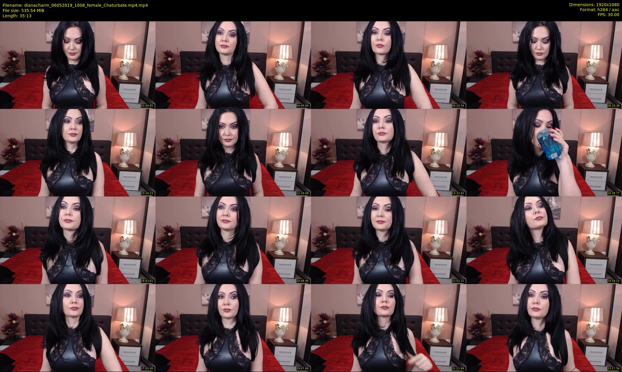dianacharm — 36 minute Chaturbate female cam show recording, 1080p, May 6, 2019