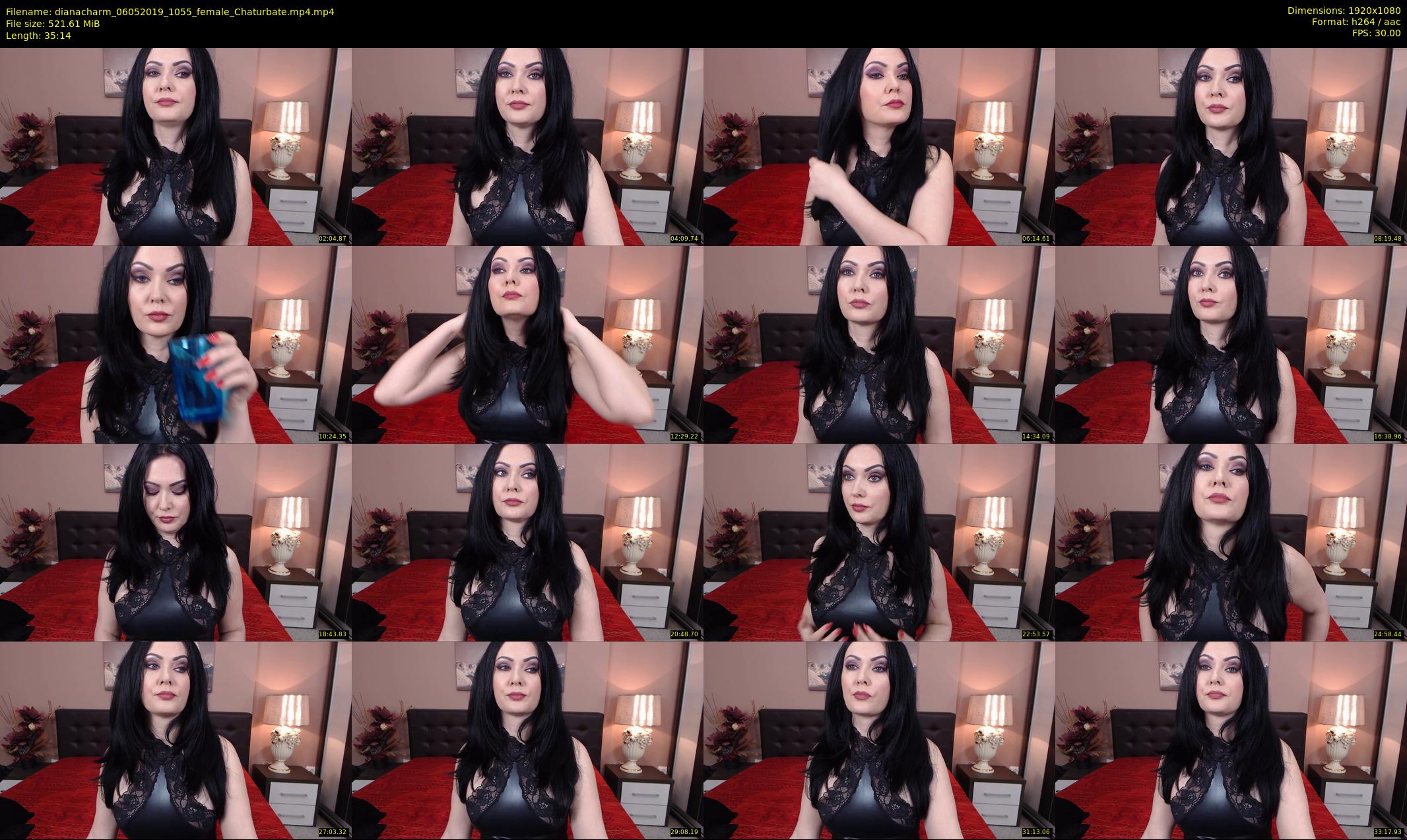 dianacharm — 36 minute Chaturbate female cam show recording, 1080p, May 6, 2019