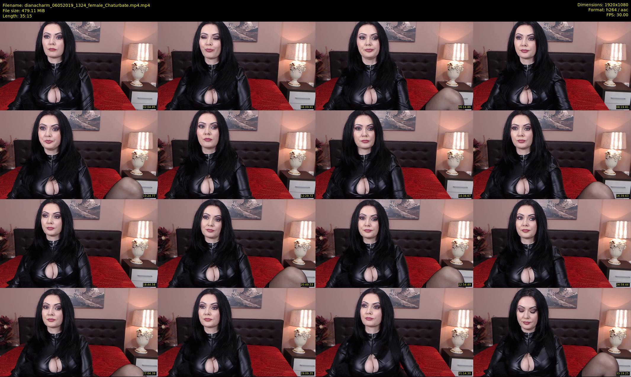 dianacharm — 36 minute Chaturbate female cam show recording, 1080p, May 6, 2019