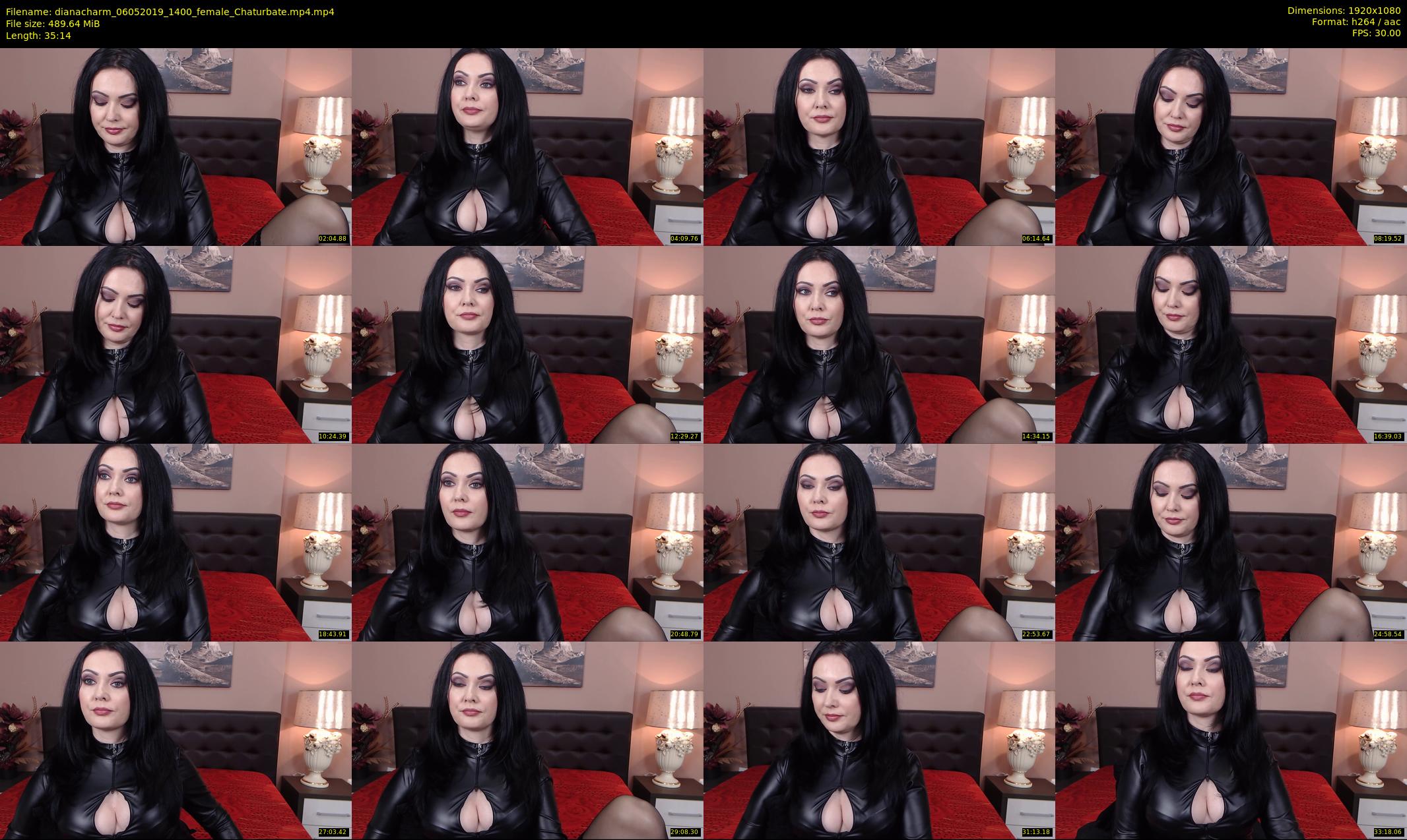 dianacharm — 36 minute Chaturbate female cam show recording, 1080p, May 6, 2019