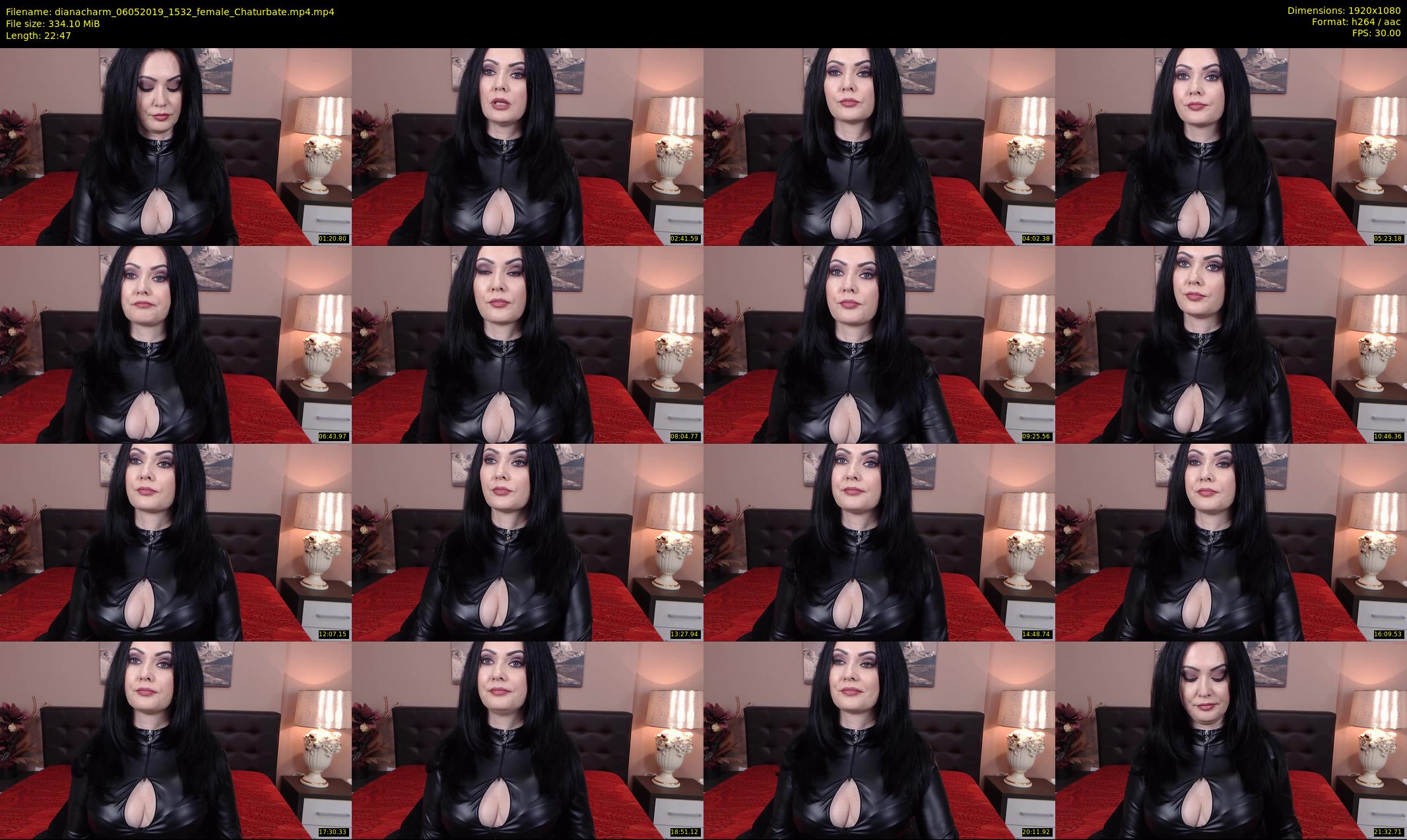 dianacharm — 23 minute Chaturbate female cam show recording, 1080p, May 6, 2019