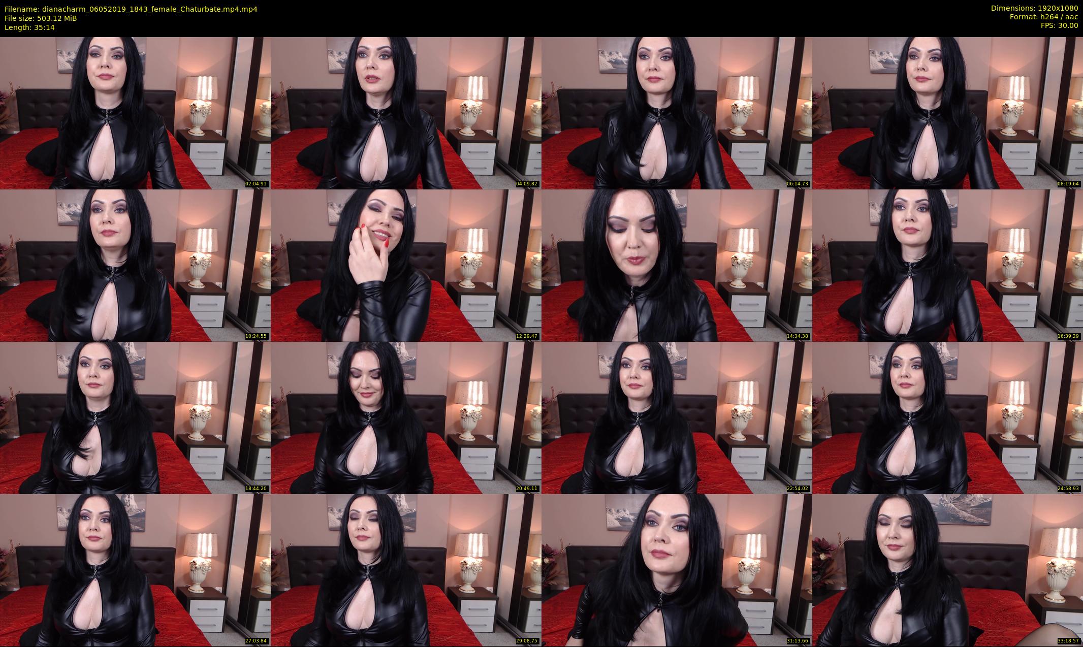 dianacharm — 36 minute Chaturbate female cam show recording, 1080p, May 6, 2019