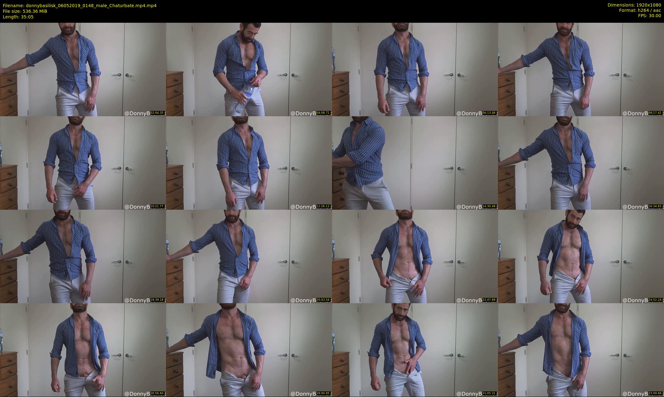 donnybasilisk — 36 minute Chaturbate male cam show recording, 1080p, May 6, 2019