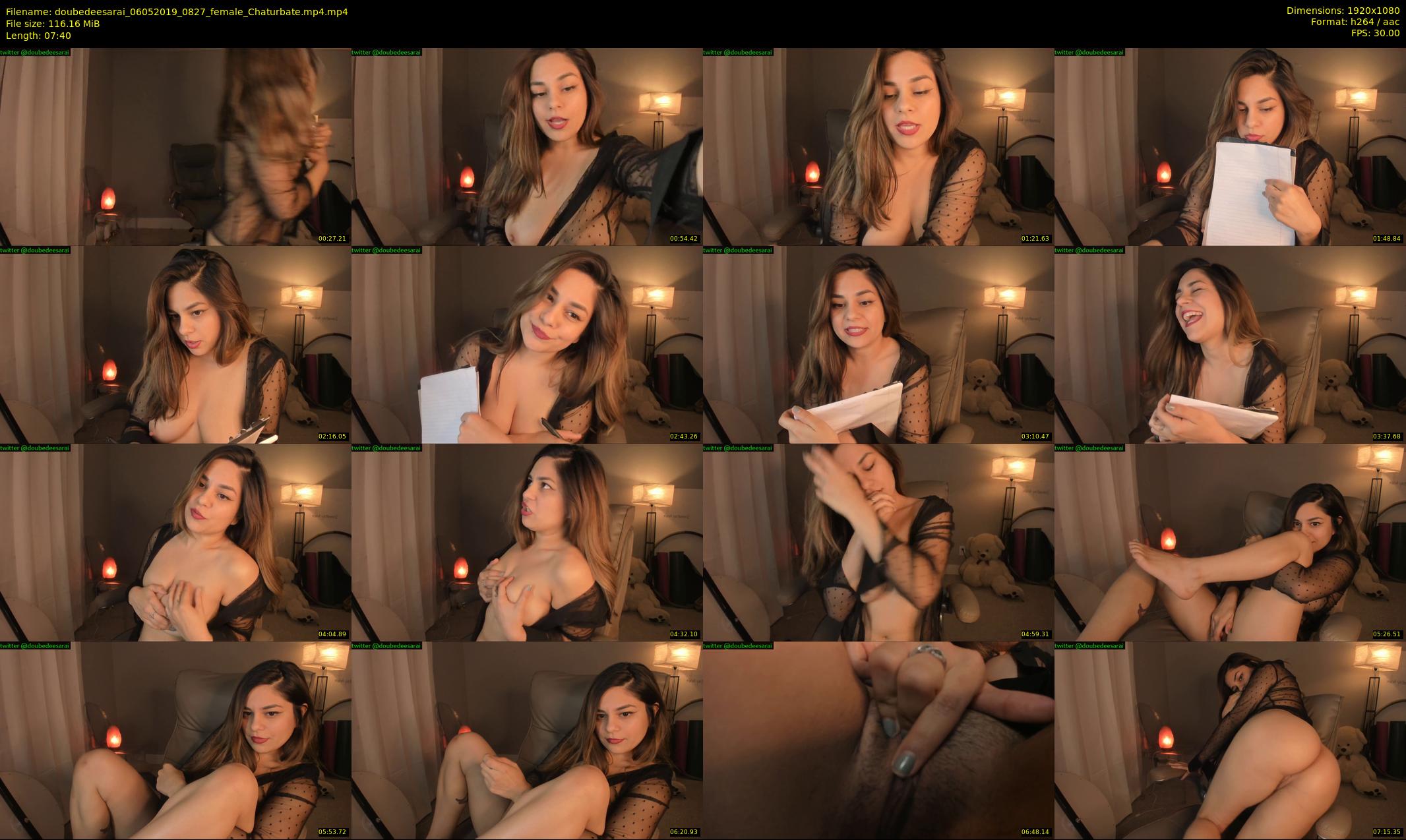 doubedeesarai — 8 minute Chaturbate female cam show recording, 1080p, May 6, 2019