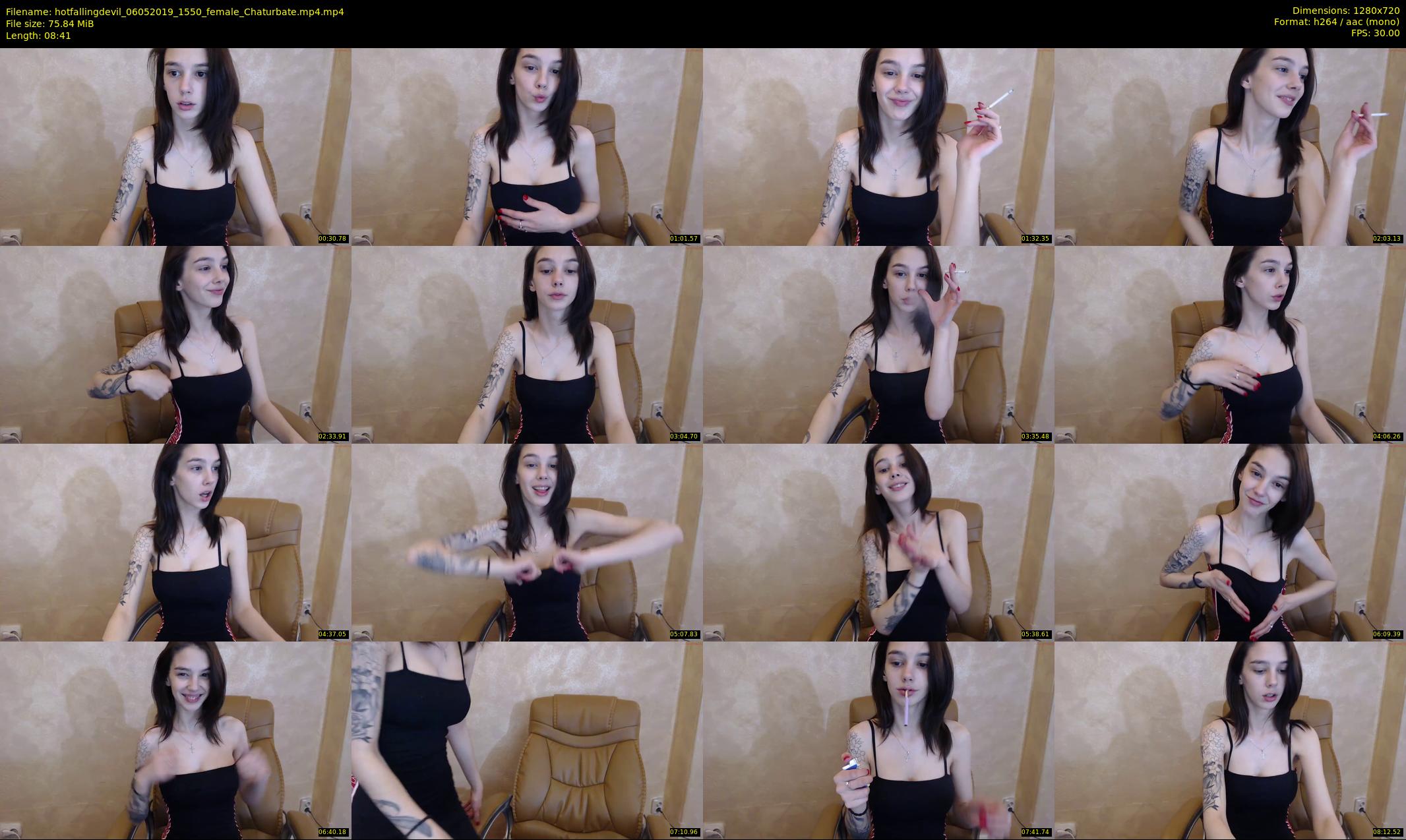 hotfallingdevil — 9 minute Chaturbate female cam show recording, 720p, May 6, 2019