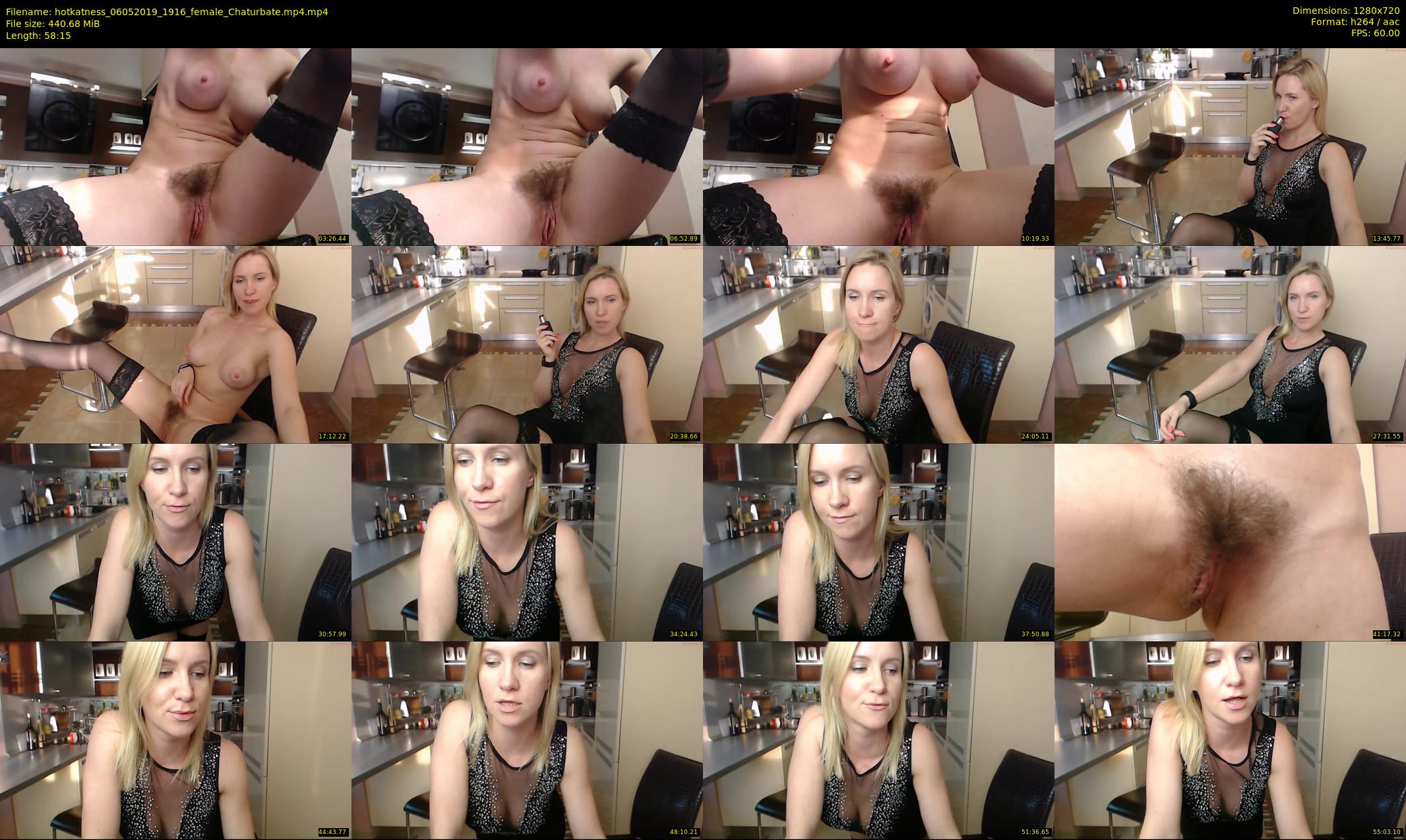 hotkatness — 59 minute Chaturbate female cam show recording, 720p, May 6, 2019