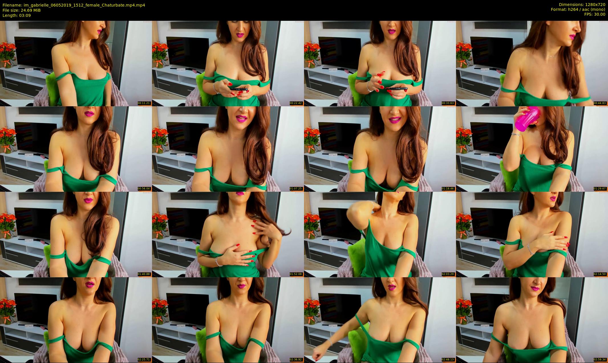 im_gabrielle — 4 minute Chaturbate female cam show recording, 720p, May 6, 2019