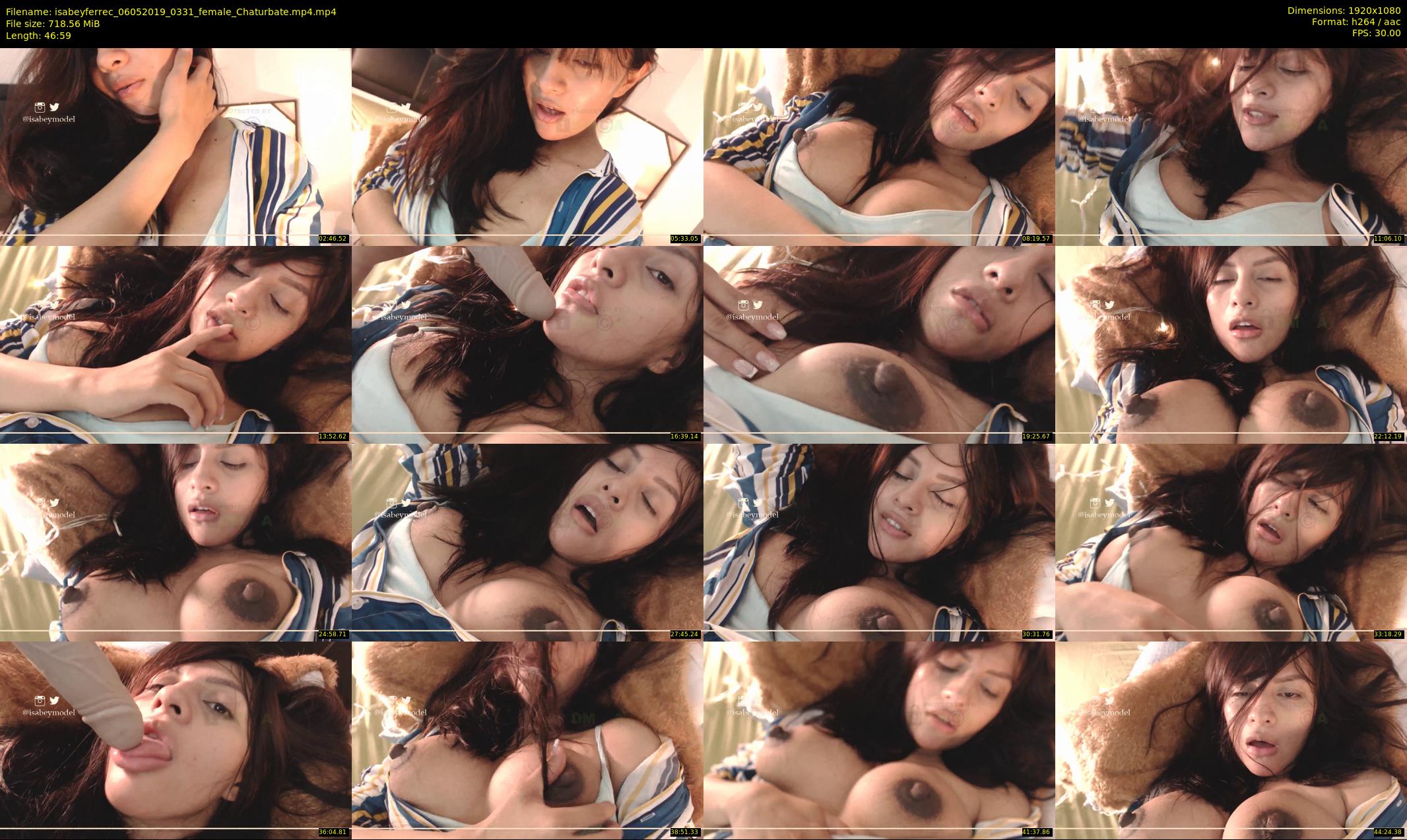 isabeyferrec — 47 minute Chaturbate female cam show recording, 1080p, May 6, 2019