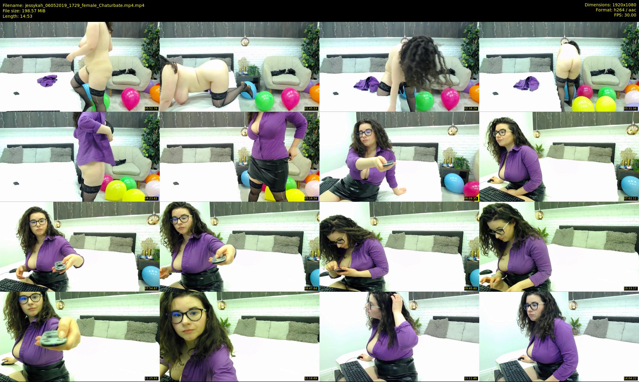 jessykah — 15 minute Chaturbate female cam show recording, 1080p, May 6, 2019
