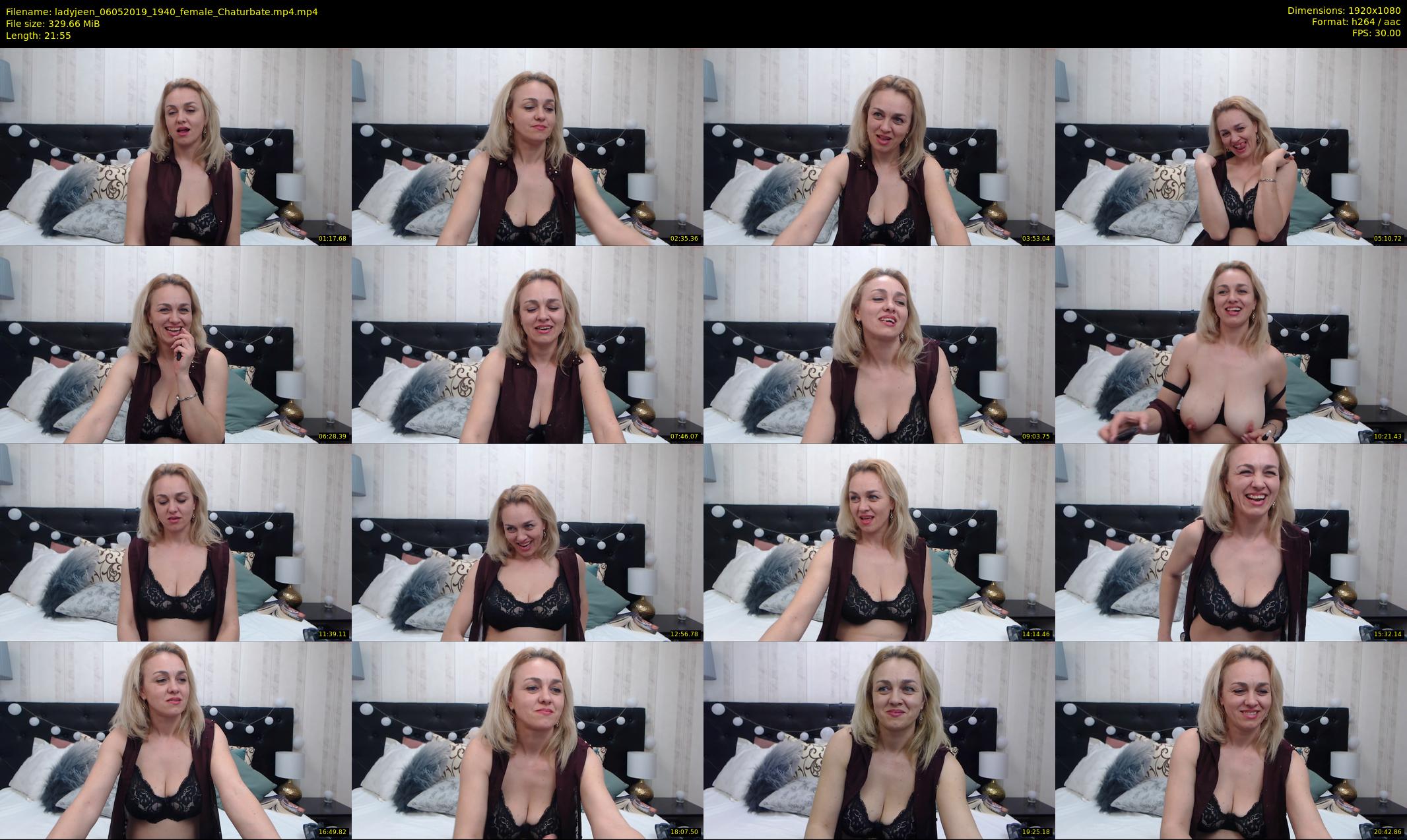 ladyjeen — 22 minute Chaturbate female cam show recording, 1080p, May 6, 2019