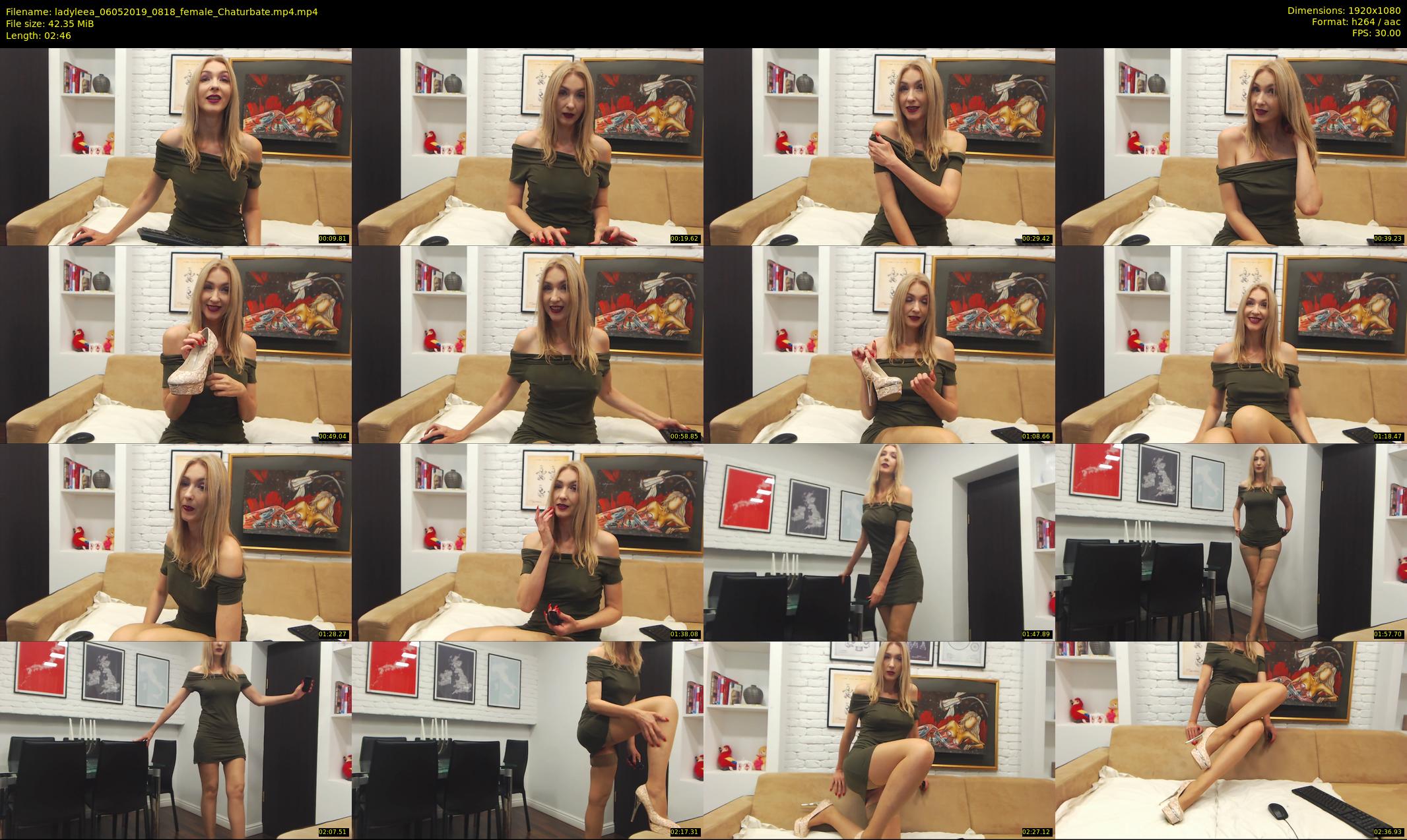 ladyleea — 3 minute Chaturbate female cam show recording, 1080p, May 6, 2019
