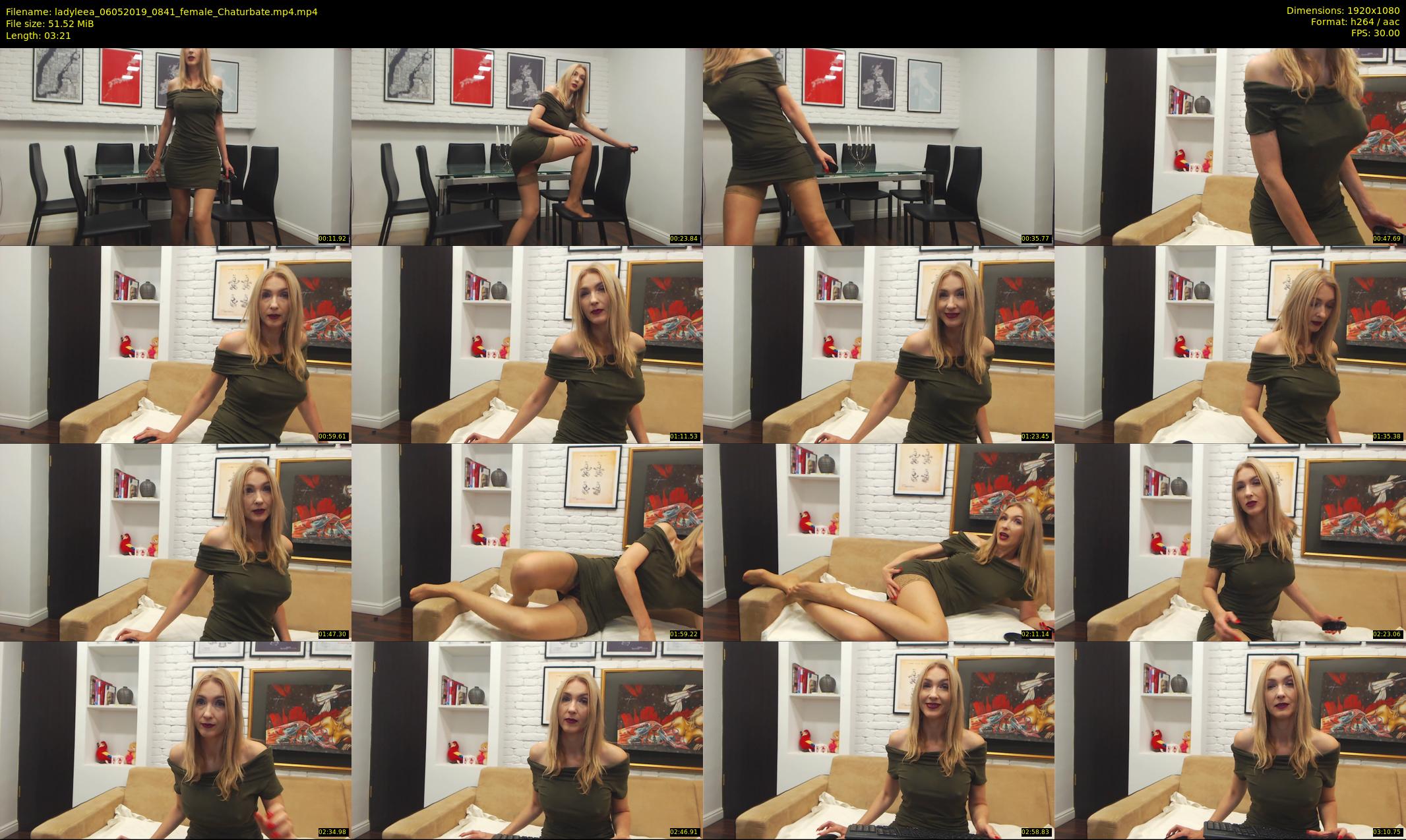 ladyleea — 4 minute Chaturbate female cam show recording, 1080p, May 6, 2019