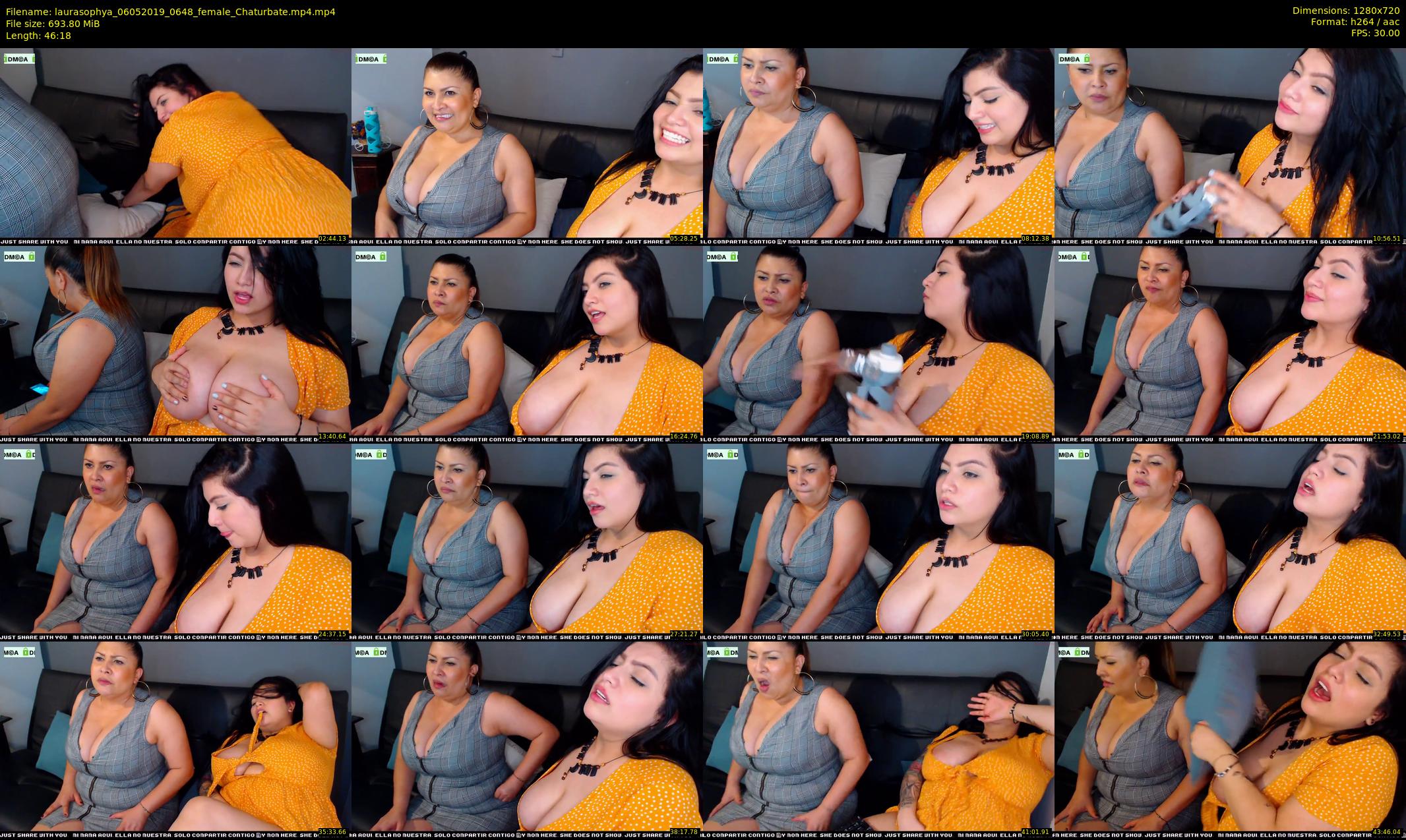 laurasophya — 47 minute Chaturbate female cam show recording, 720p, May 6, 2019