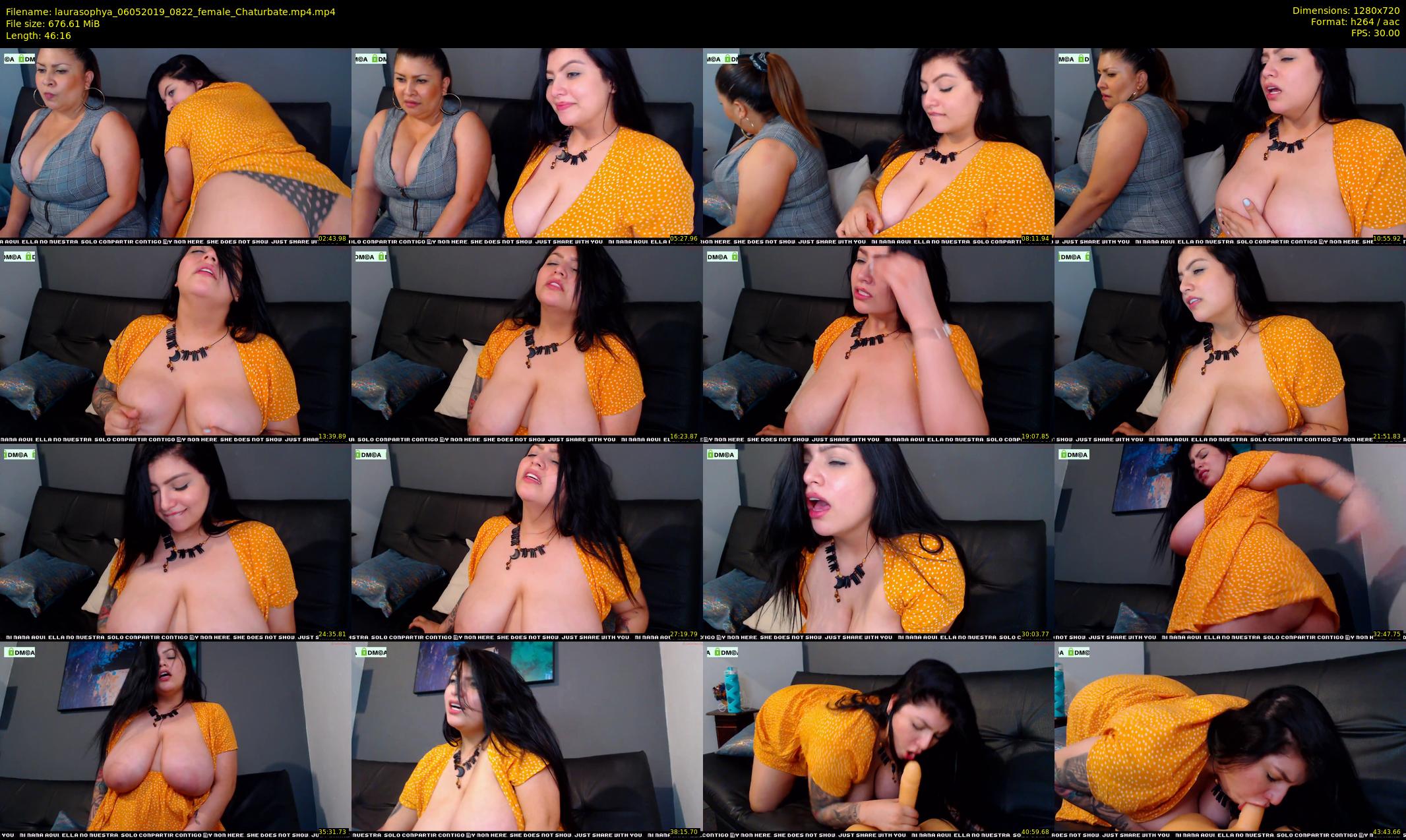 laurasophya — 47 minute Chaturbate female cam show recording, 720p, May 6, 2019