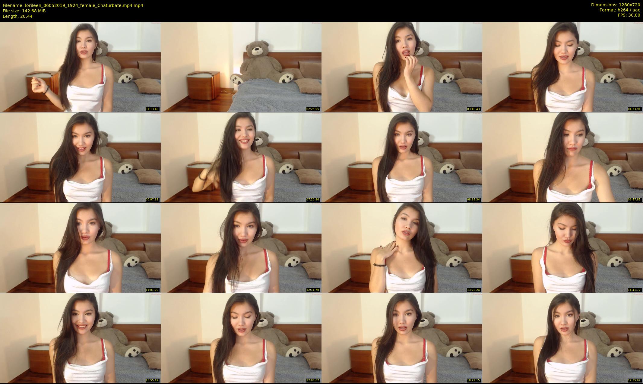 lorileen — 21 minute Chaturbate female cam show recording, 720p, May 6, 2019