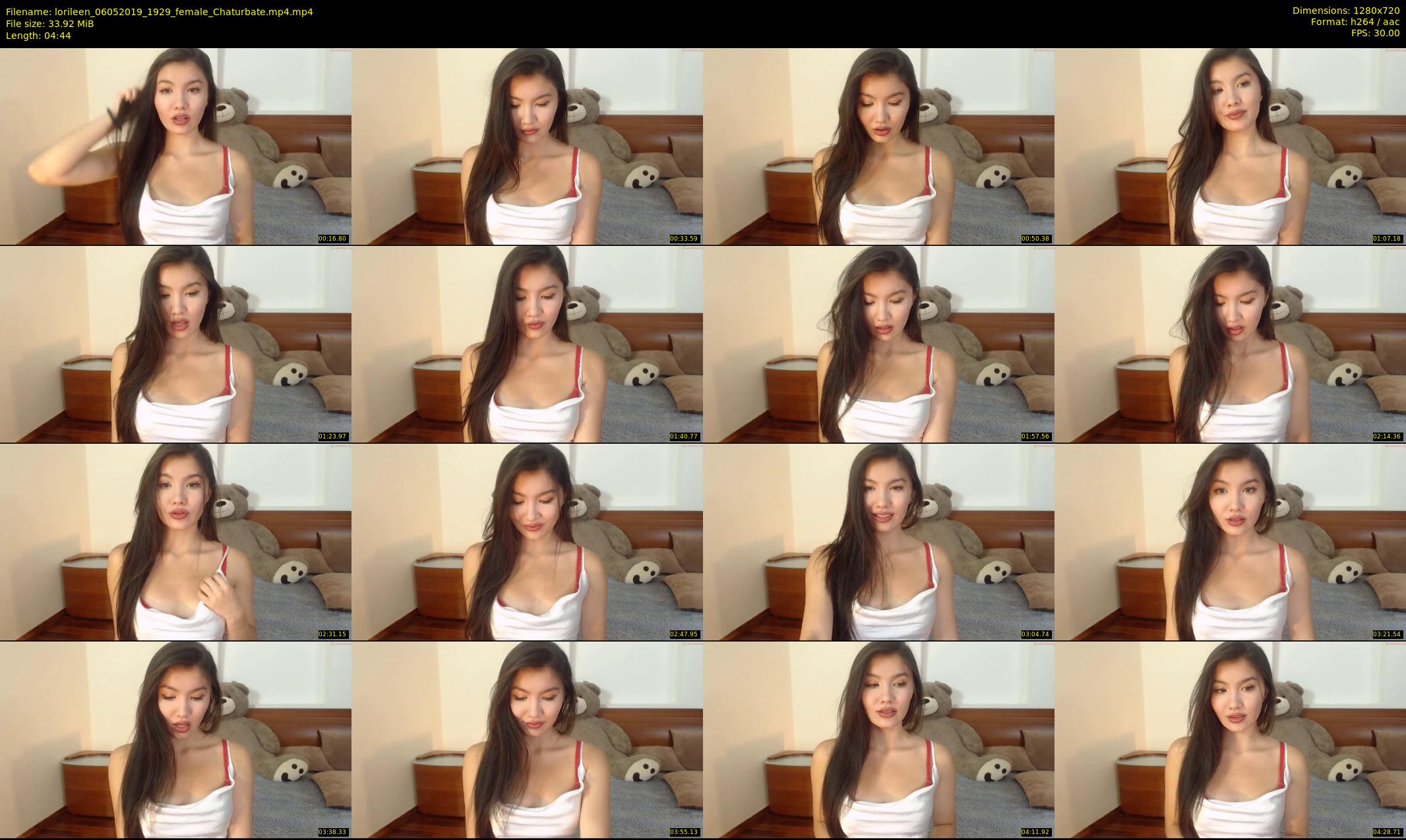 lorileen — 5 minute Chaturbate female cam show recording, 720p, May 6, 2019