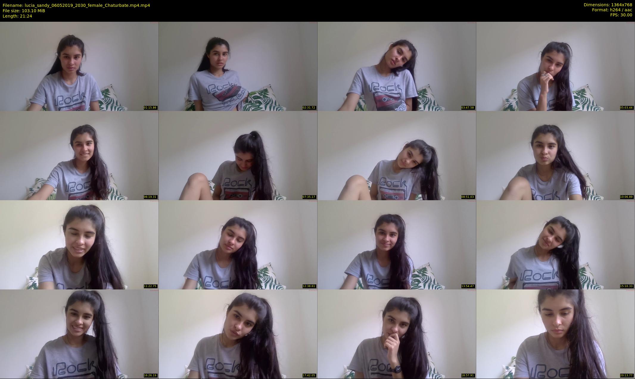 lucia_sandy — 22 minute Chaturbate female cam show recording, 720p, May 6, 2019