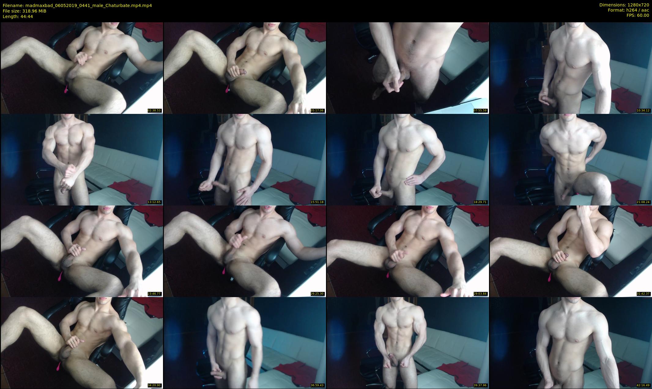 madmaxbad — 45 minute Chaturbate male cam show recording, 720p, May 6, 2019